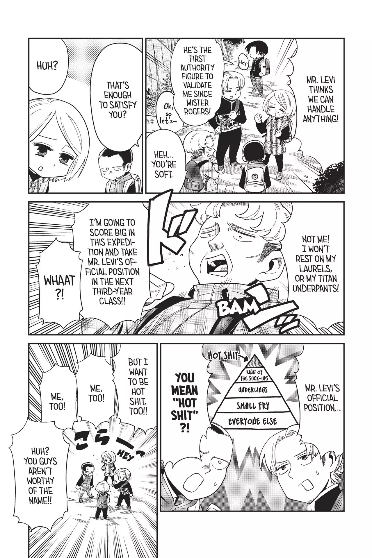 Attack on Titan: Junior High Chapter 75 page 11 - Chapter 75: Vol.5: 75th Period: Wanna Be A Sempai