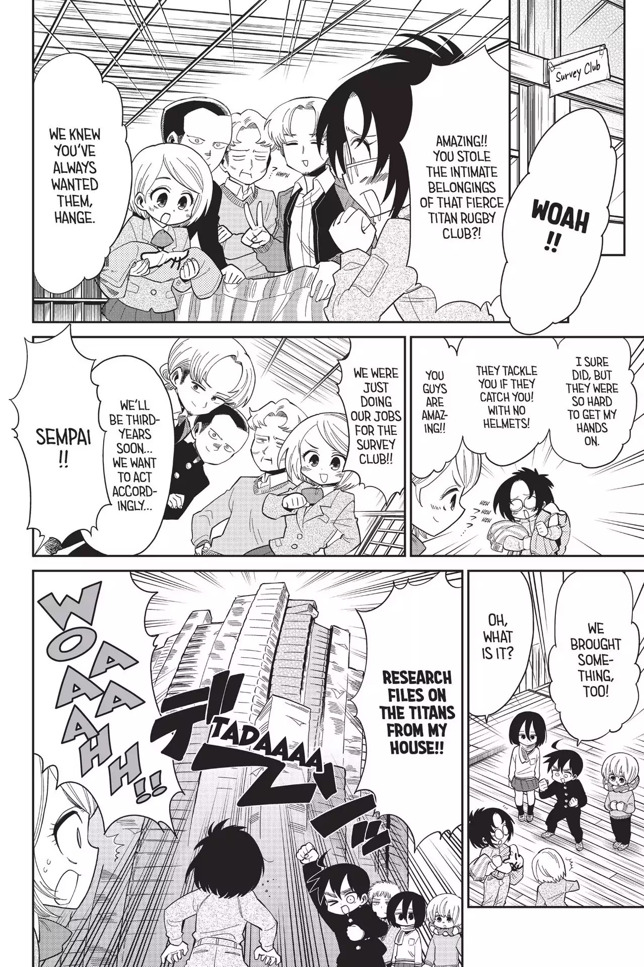 Attack on Titan: Junior High Chapter 75 page 2 - Chapter 75: Vol.5: 75th Period: Wanna Be A Sempai