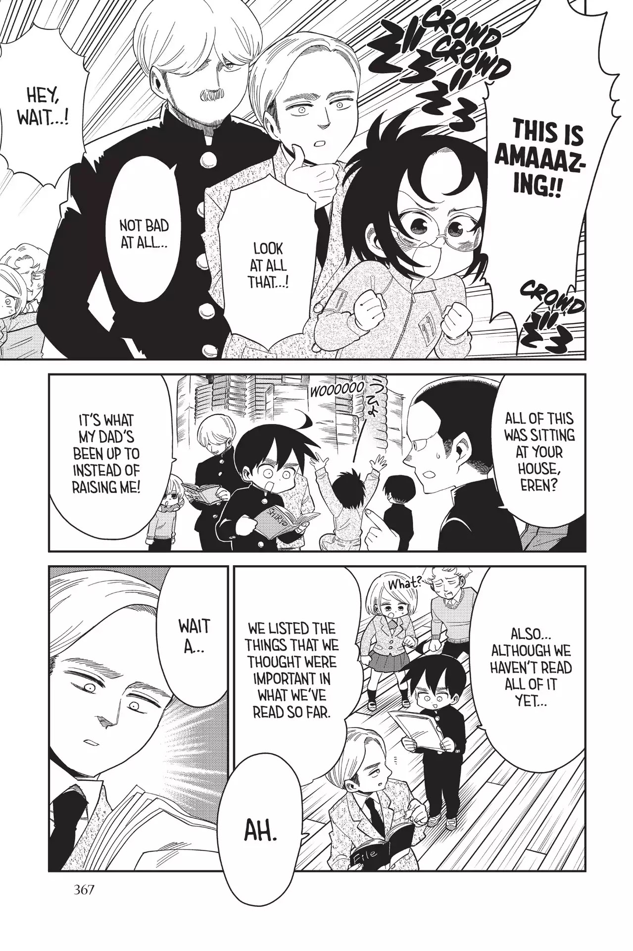 Attack on Titan: Junior High Chapter 75 page 3 - Chapter 75: Vol.5: 75th Period: Wanna Be A Sempai
