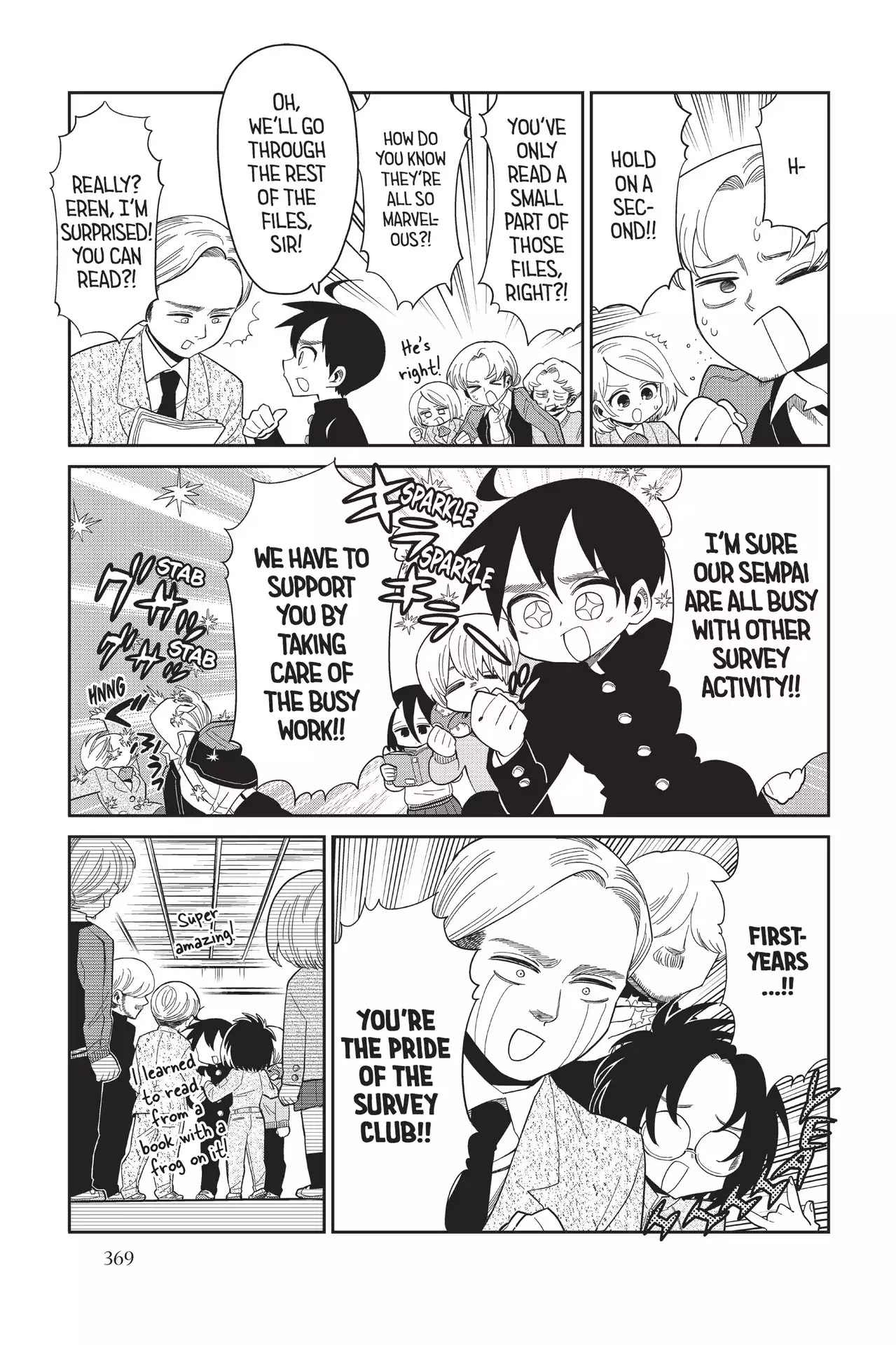 Attack on Titan: Junior High Chapter 75 page 5 - Chapter 75: Vol.5: 75th Period: Wanna Be A Sempai