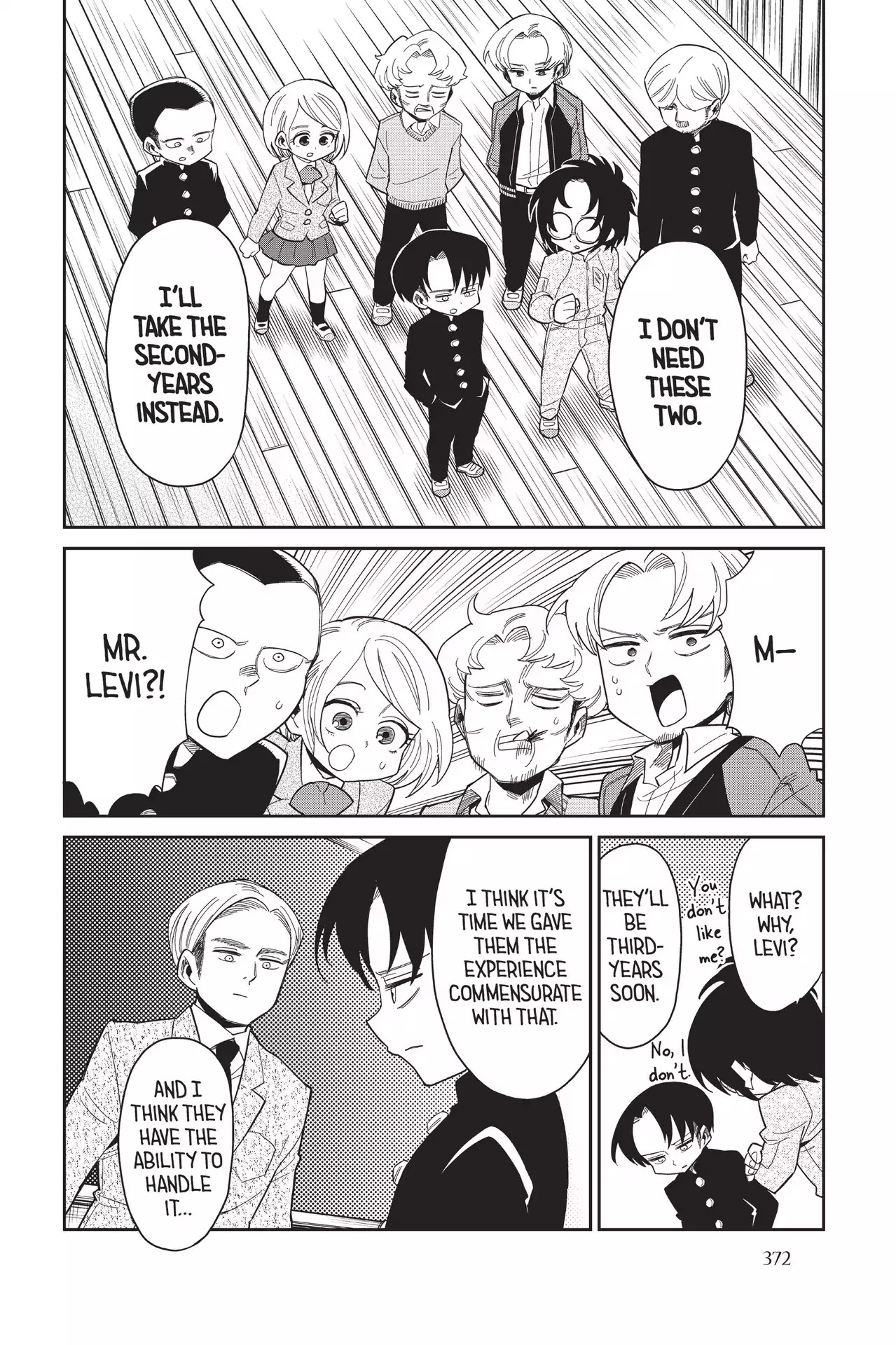 Attack on Titan: Junior High Chapter 75 page 8 - Chapter 75: Vol.5: 75th Period: Wanna Be A Sempai