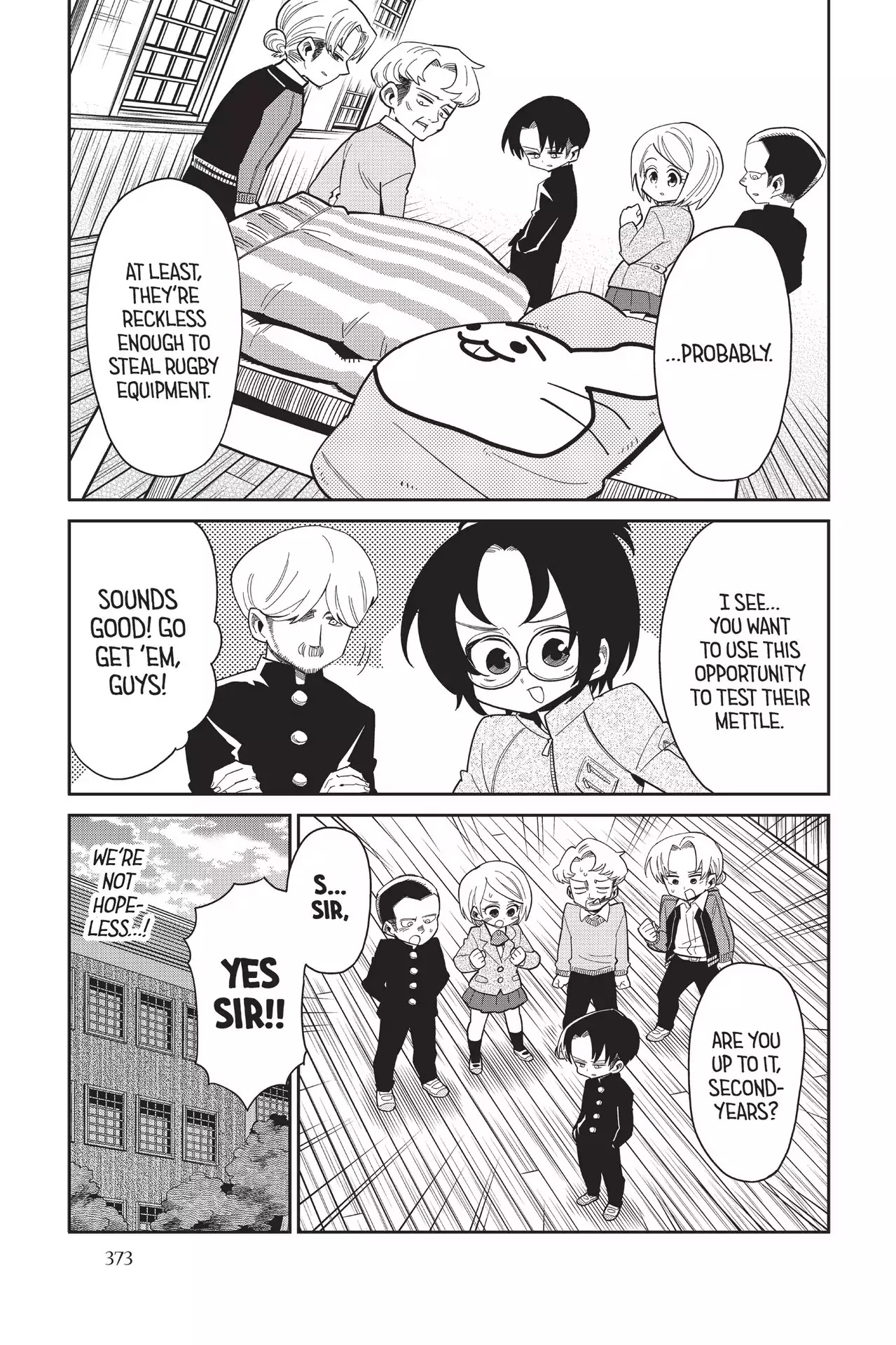 Attack on Titan: Junior High Chapter 75 page 9 - Chapter 75: Vol.5: 75th Period: Wanna Be A Sempai
