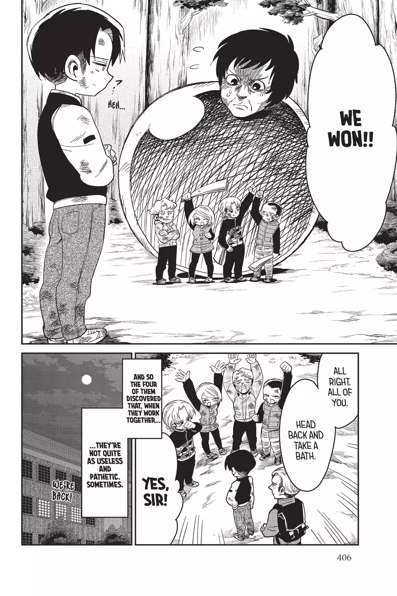 Attack on Titan: Junior High Chapter 76 page 22 - Chapter 76: Vol.5 76th Period: Working Together