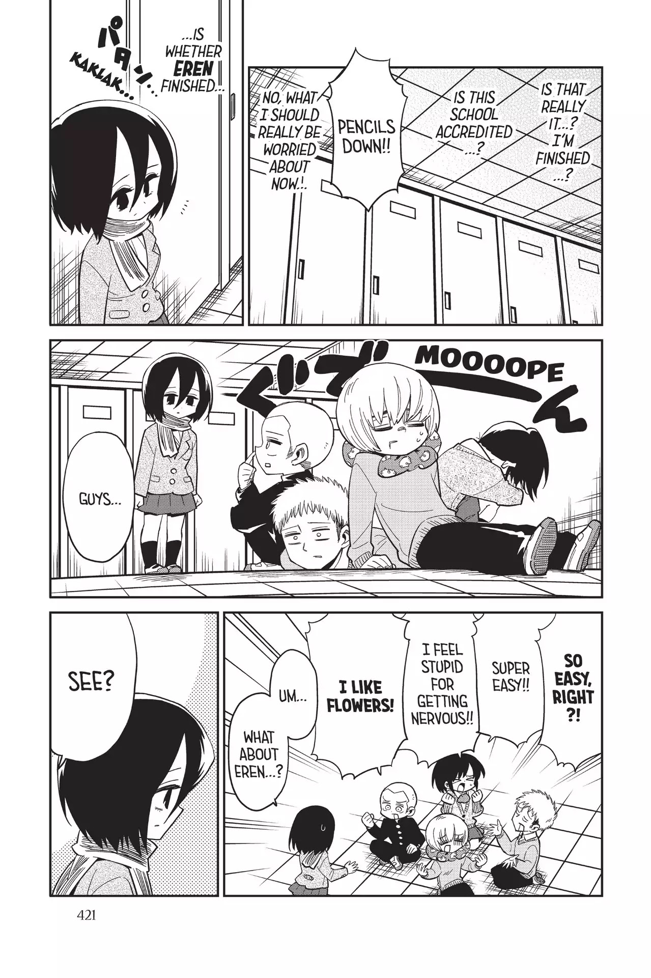 Attack on Titan: Junior High Chapter 77 page 13 - Chapter 77: Vol.5 77th Period: Goodbyes For The First-Years
