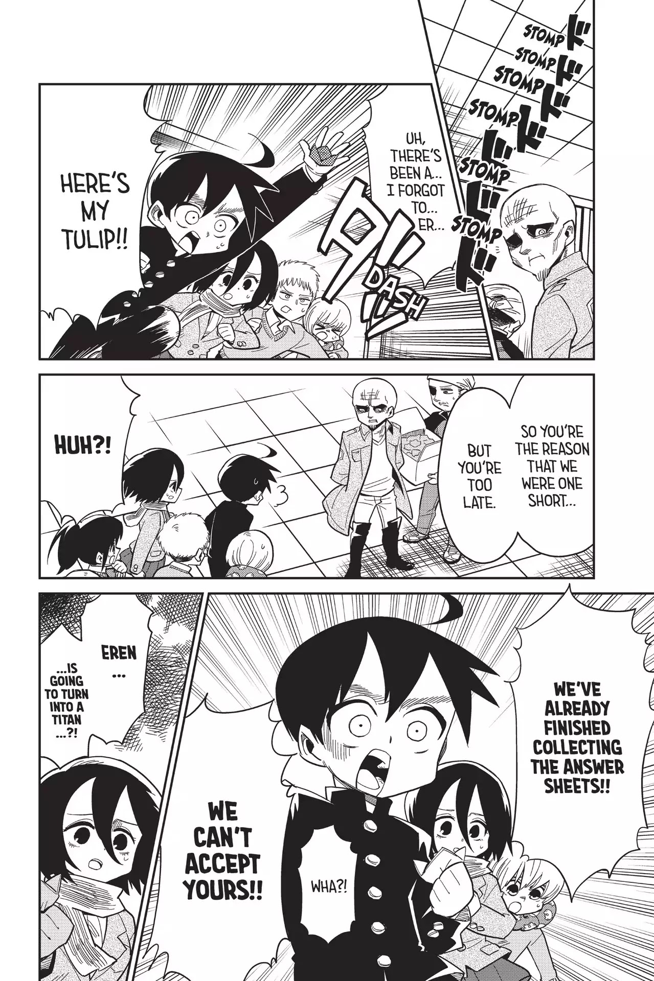 Attack on Titan: Junior High Chapter 77 page 18 - Chapter 77: Vol.5 77th Period: Goodbyes For The First-Years