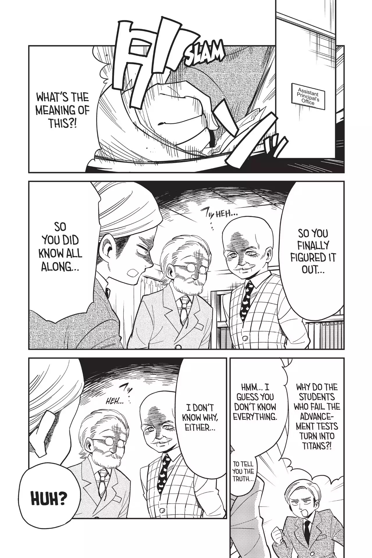 Attack on Titan: Junior High Chapter 77 page 3 - Chapter 77: Vol.5 77th Period: Goodbyes For The First-Years