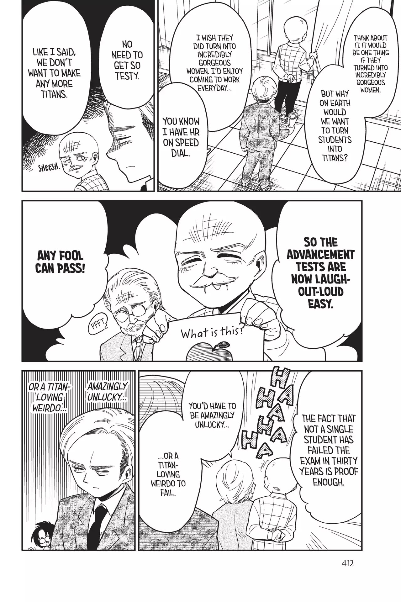 Attack on Titan: Junior High Chapter 77 page 4 - Chapter 77: Vol.5 77th Period: Goodbyes For The First-Years