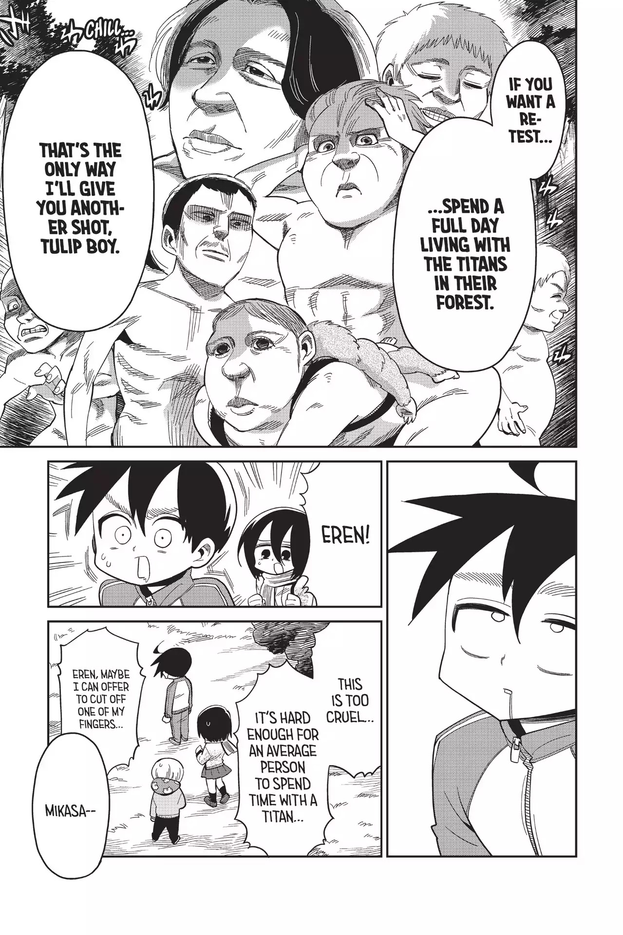 Attack on Titan: Junior High Chapter 78 page 11 - Chapter 78: Vol.5 78th Period: The Dangerous Man In Glasses