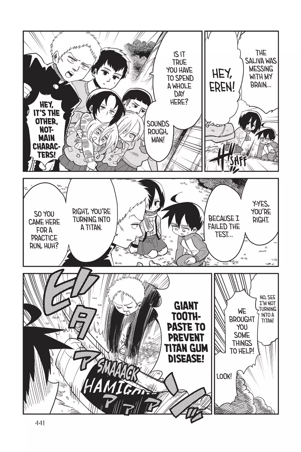 Attack on Titan: Junior High Chapter 78 page 15 - Chapter 78: Vol.5 78th Period: The Dangerous Man In Glasses