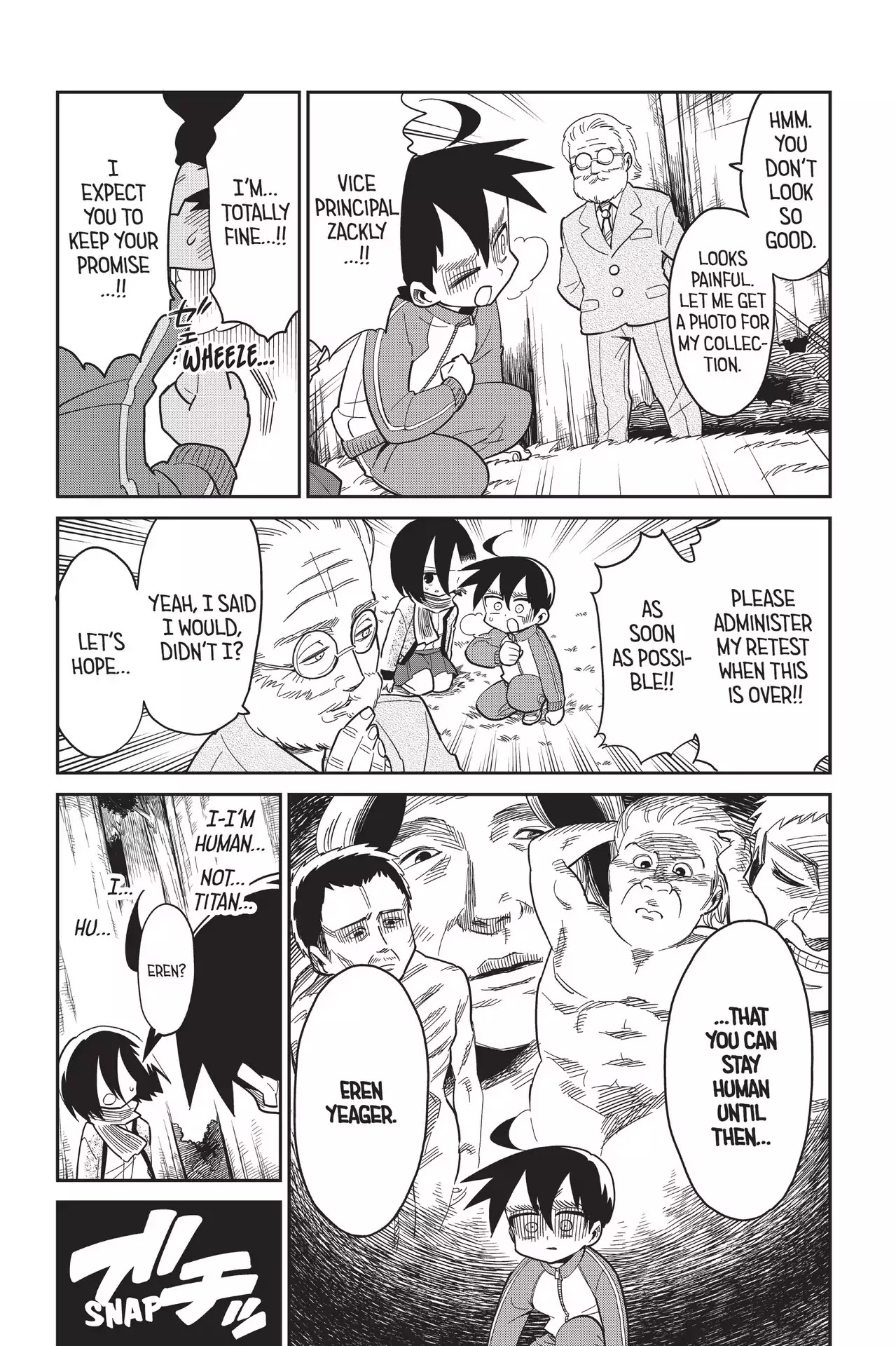 Attack on Titan: Junior High Chapter 78 page 18 - Chapter 78: Vol.5 78th Period: The Dangerous Man In Glasses