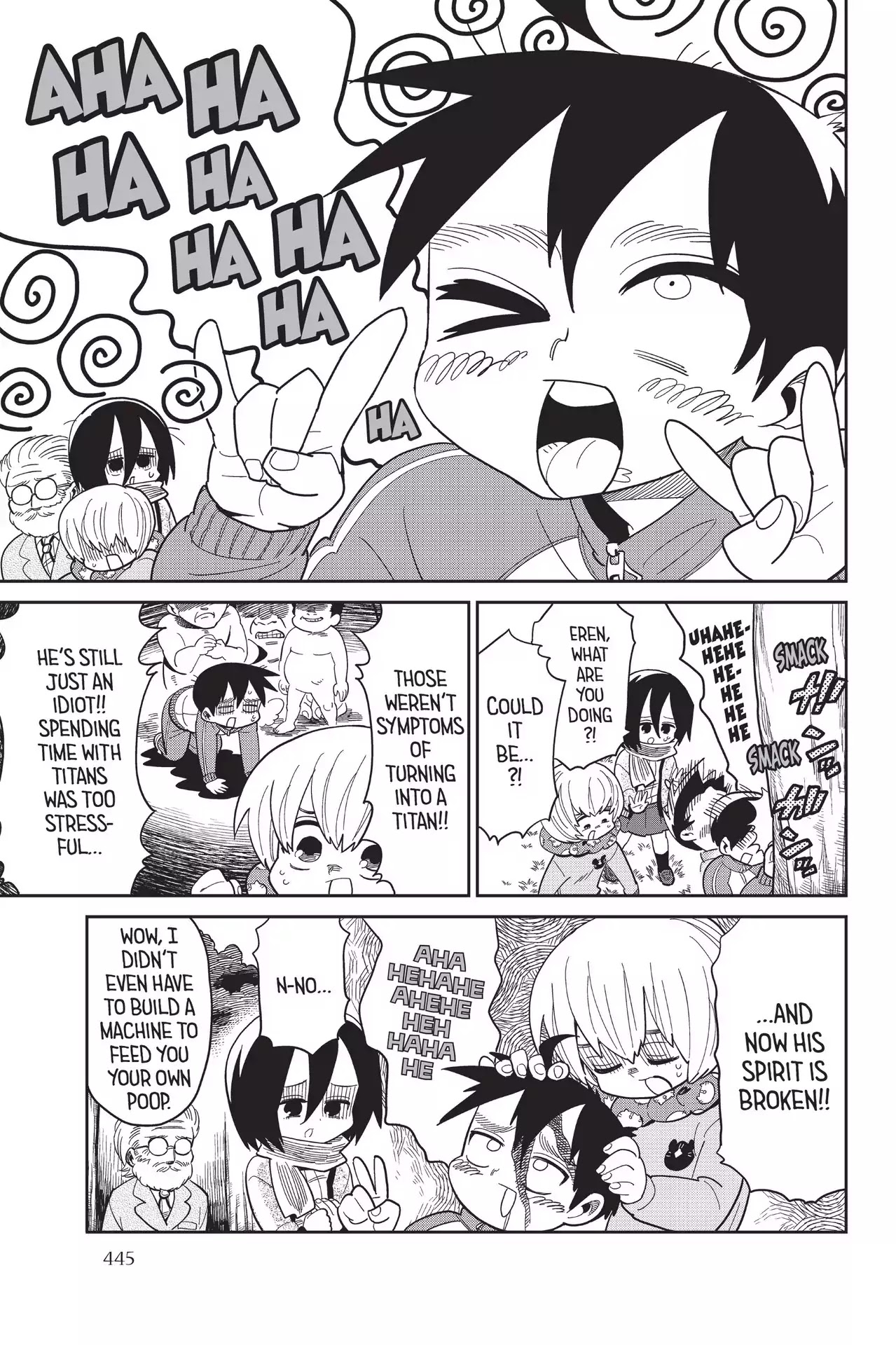 Attack on Titan: Junior High Chapter 78 page 19 - Chapter 78: Vol.5 78th Period: The Dangerous Man In Glasses