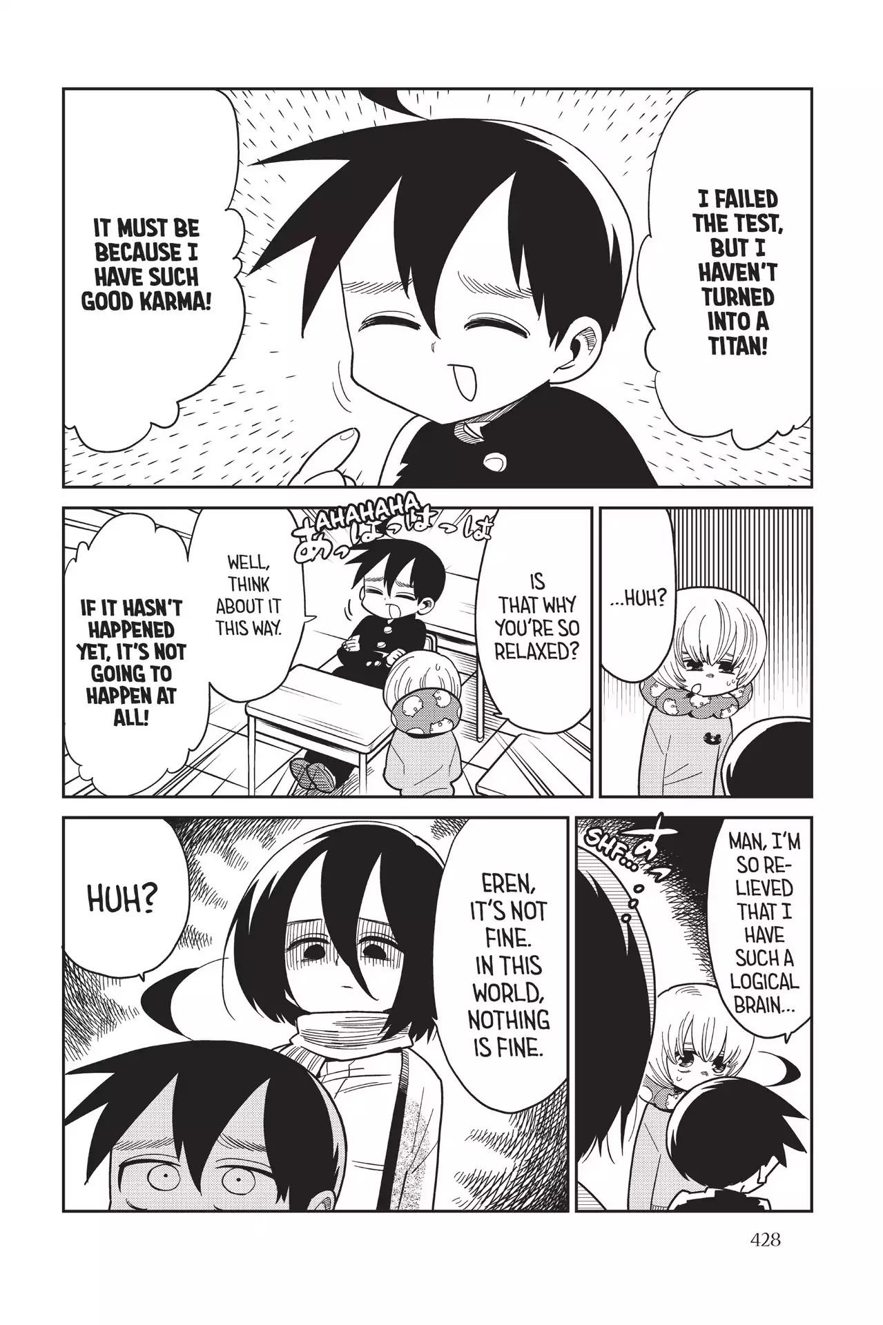 Attack on Titan: Junior High Chapter 78 page 2 - Chapter 78: Vol.5 78th Period: The Dangerous Man In Glasses