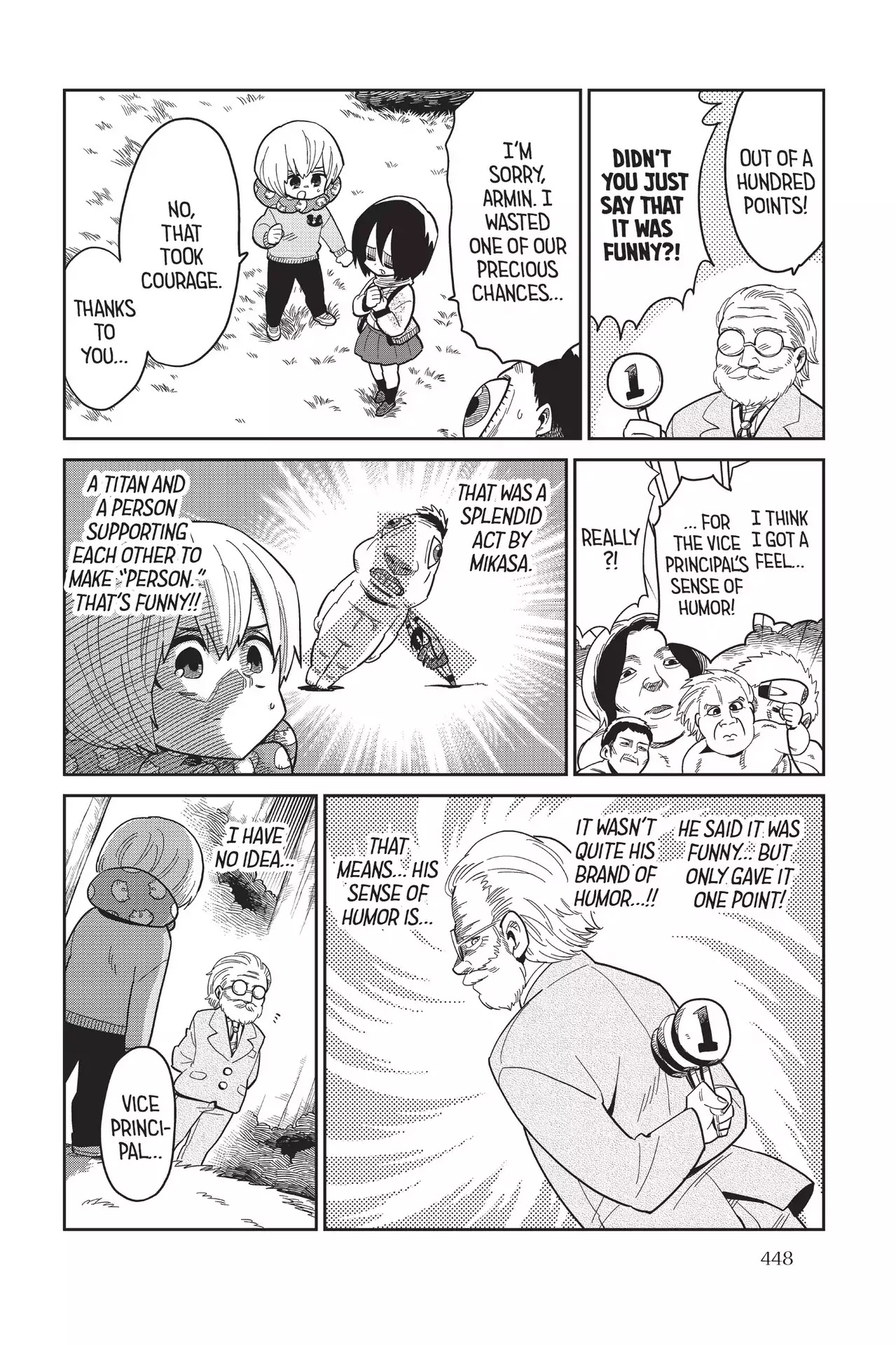 Attack on Titan: Junior High Chapter 78 page 22 - Chapter 78: Vol.5 78th Period: The Dangerous Man In Glasses