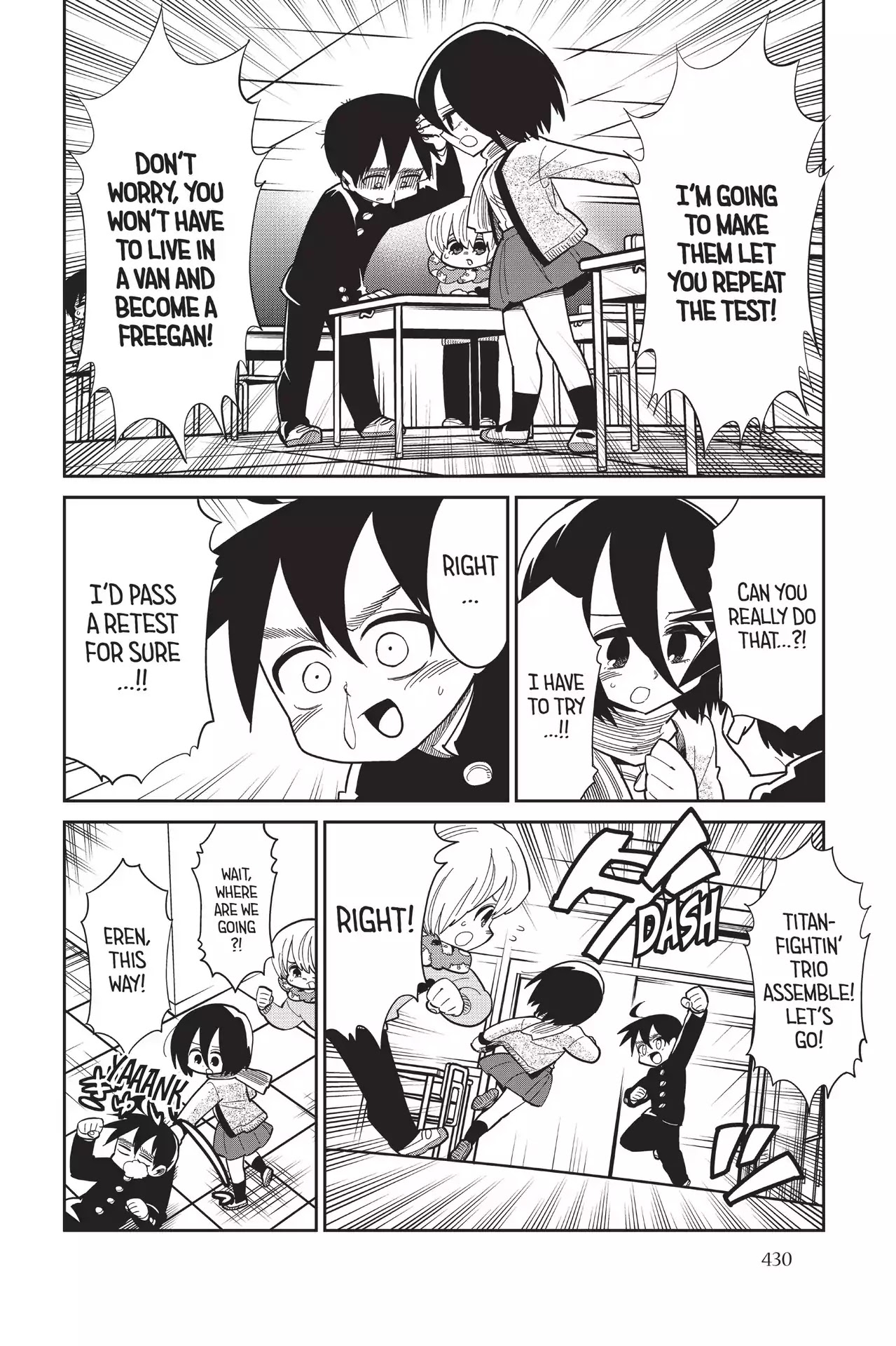Attack on Titan: Junior High Chapter 78 page 4 - Chapter 78: Vol.5 78th Period: The Dangerous Man In Glasses