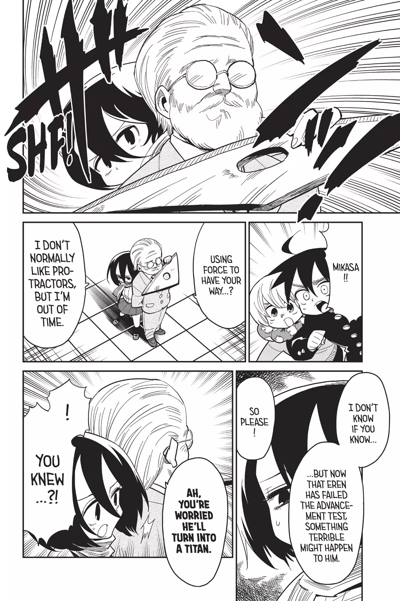 Attack on Titan: Junior High Chapter 78 page 6 - Chapter 78: Vol.5 78th Period: The Dangerous Man In Glasses