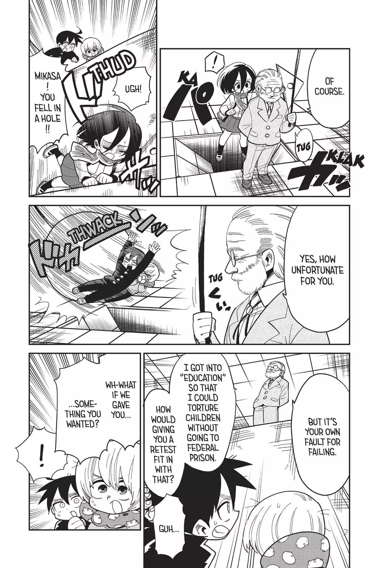 Attack on Titan: Junior High Chapter 78 page 7 - Chapter 78: Vol.5 78th Period: The Dangerous Man In Glasses