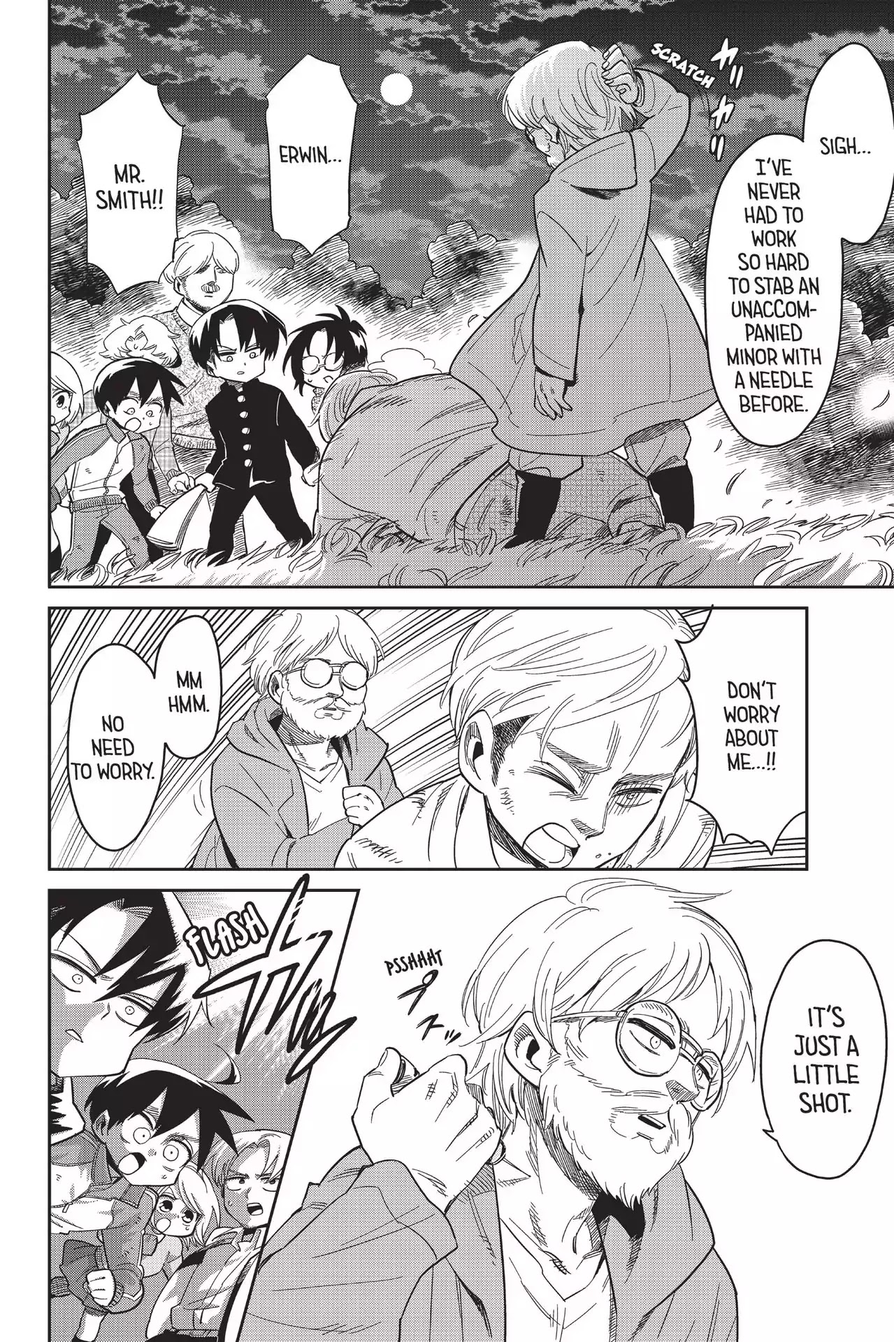 Attack on Titan: Junior High Chapter 79 page 14 - Chapter 79: Vol.5 79th Period: Scary Campus Tales! He Who Turns Kids Into Titans