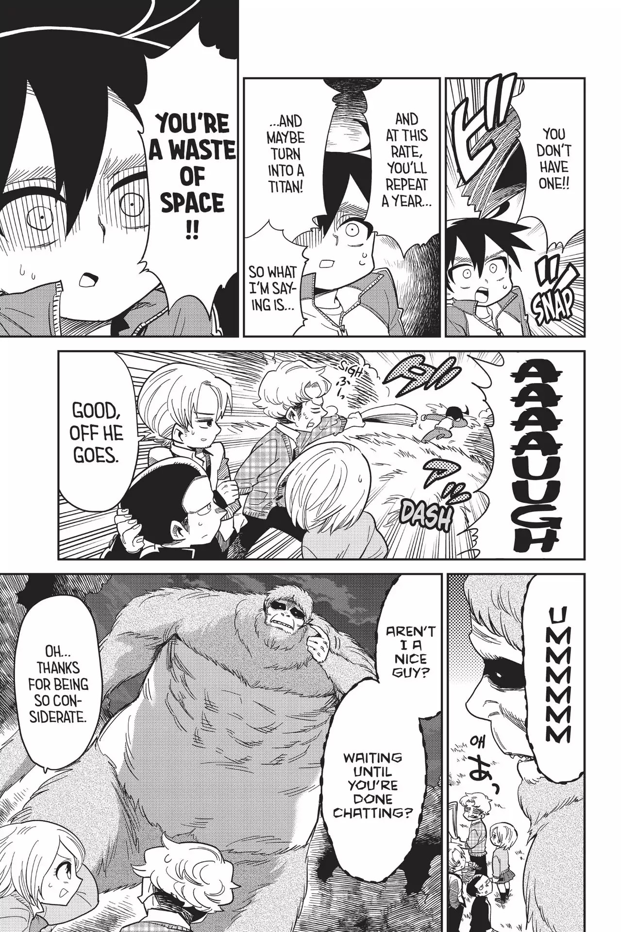 Attack on Titan: Junior High Chapter 79 page 19 - Chapter 79: Vol.5 79th Period: Scary Campus Tales! He Who Turns Kids Into Titans