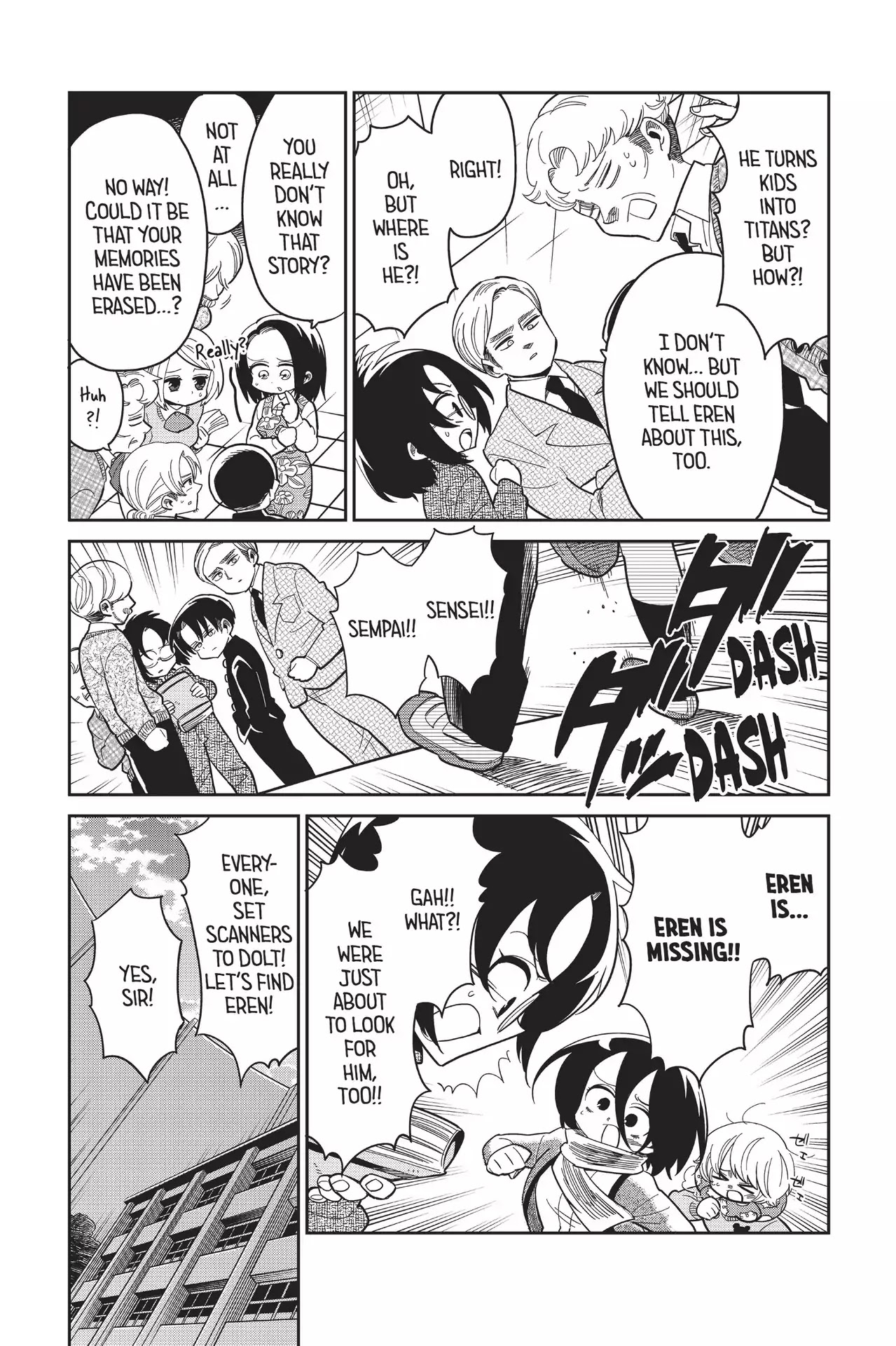 Attack on Titan: Junior High Chapter 79 page 3 - Chapter 79: Vol.5 79th Period: Scary Campus Tales! He Who Turns Kids Into Titans