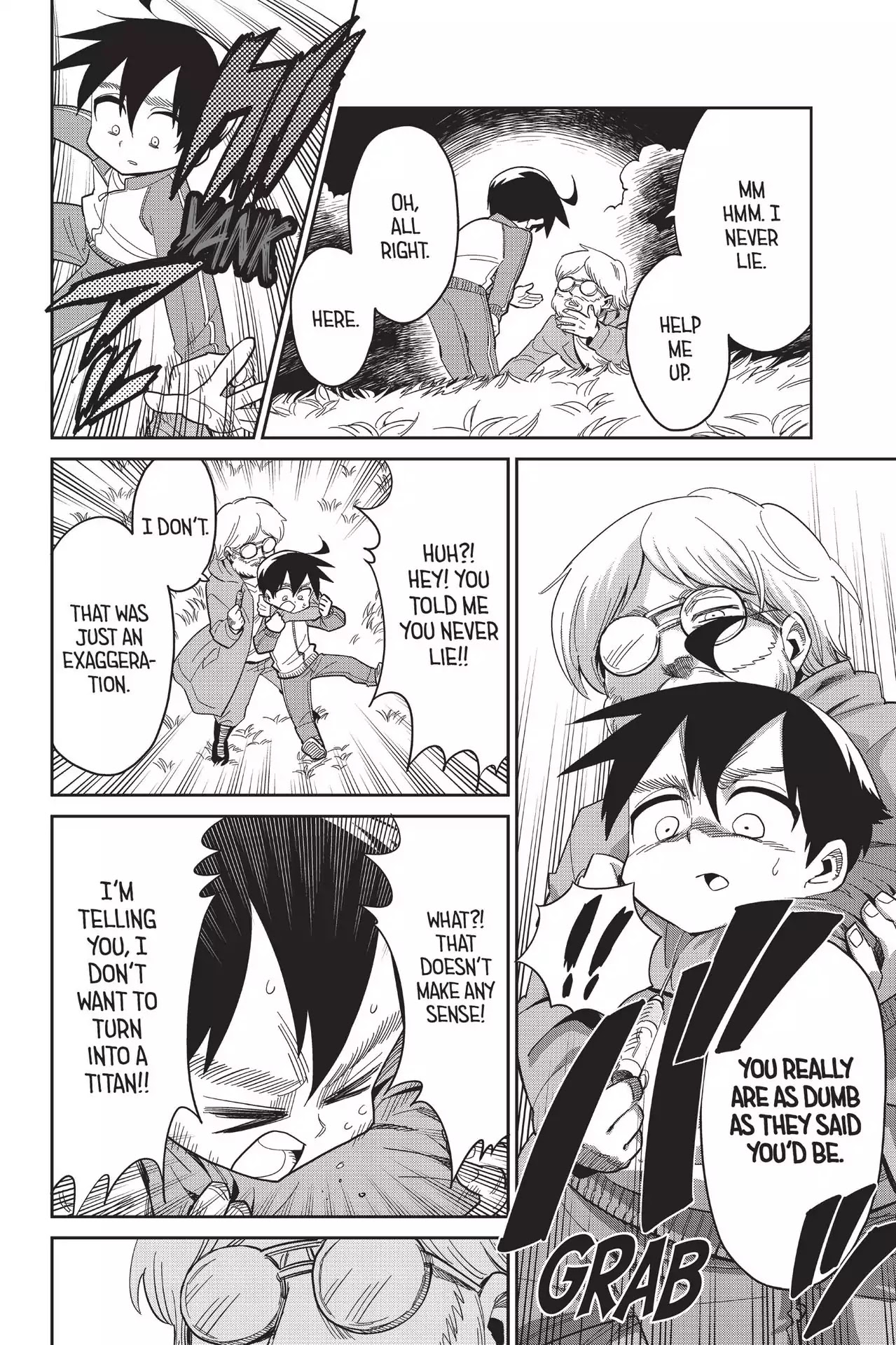Attack on Titan: Junior High Chapter 79 page 8 - Chapter 79: Vol.5 79th Period: Scary Campus Tales! He Who Turns Kids Into Titans