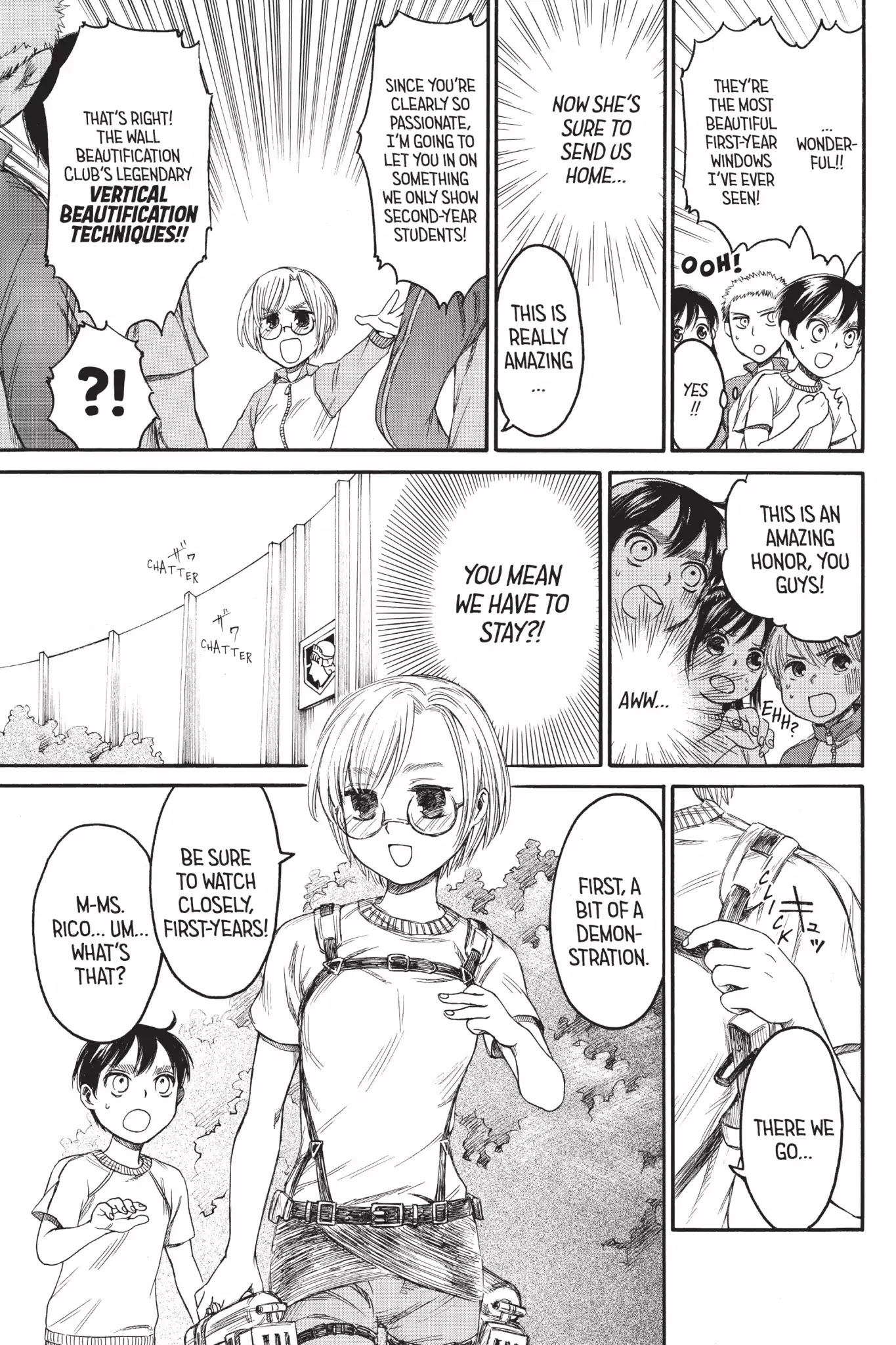Attack on Titan: Junior High Chapter 8 page 9 - Chapter 8: Vol.1 8th Period: The Beautifiers