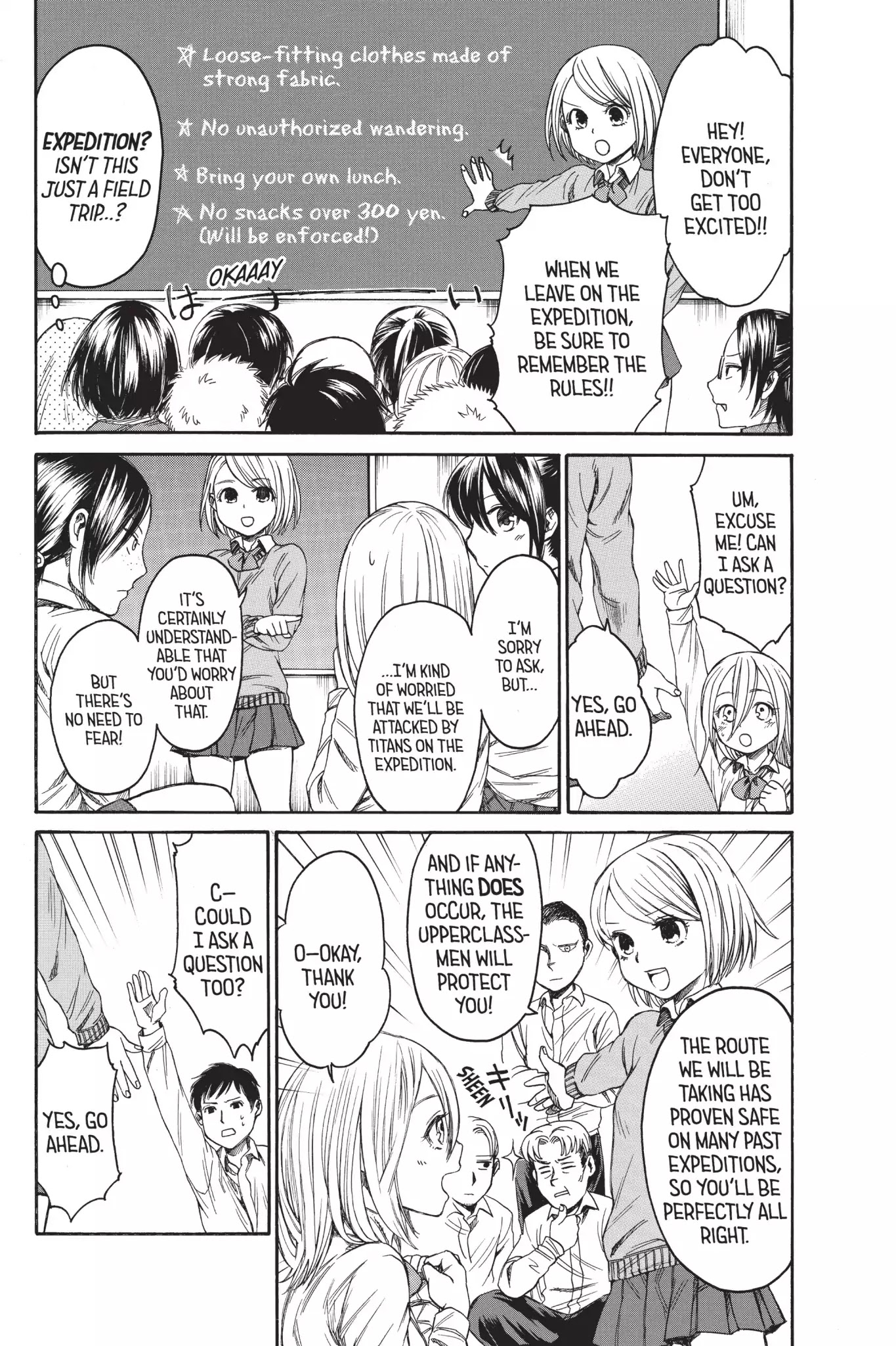Attack on Titan: Junior High Chapter 9 page 10 - Chapter 9: Vol.1 9th Period: This Is Not A Game