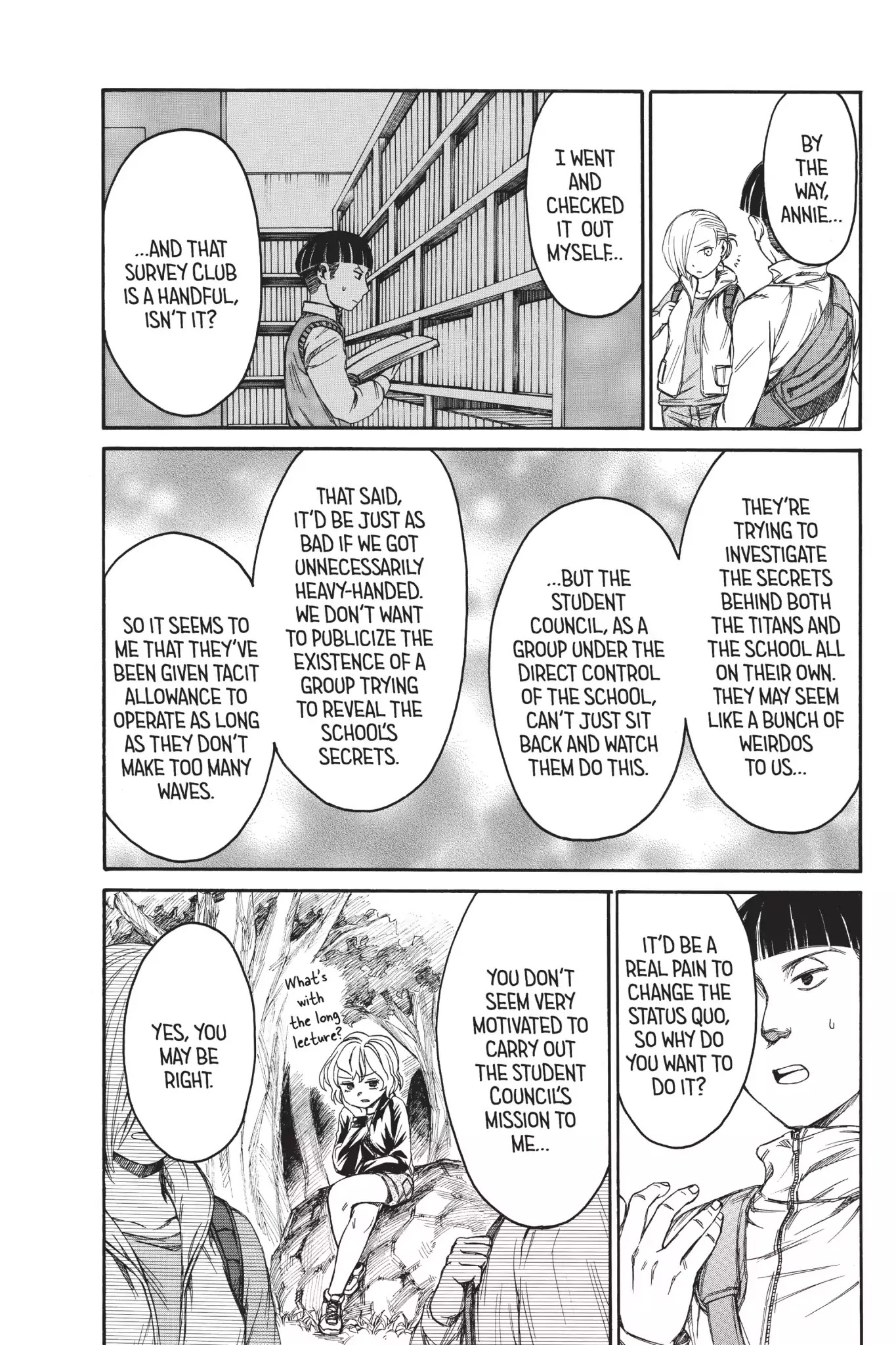 Attack on Titan: Junior High Chapter 9 page 13 - Chapter 9: Vol.1 9th Period: This Is Not A Game