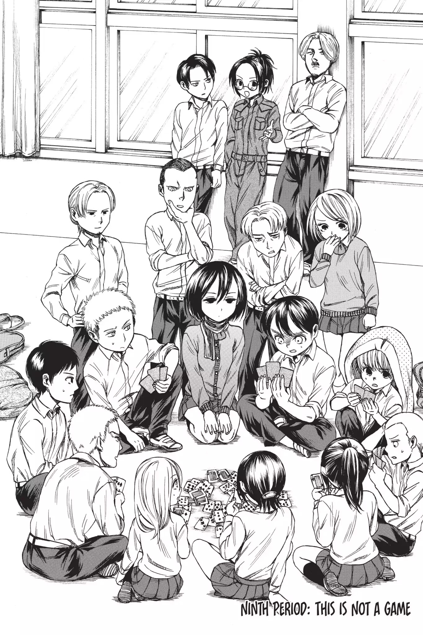 Attack on Titan: Junior High Chapter 9 page 4 - Chapter 9: Vol.1 9th Period: This Is Not A Game