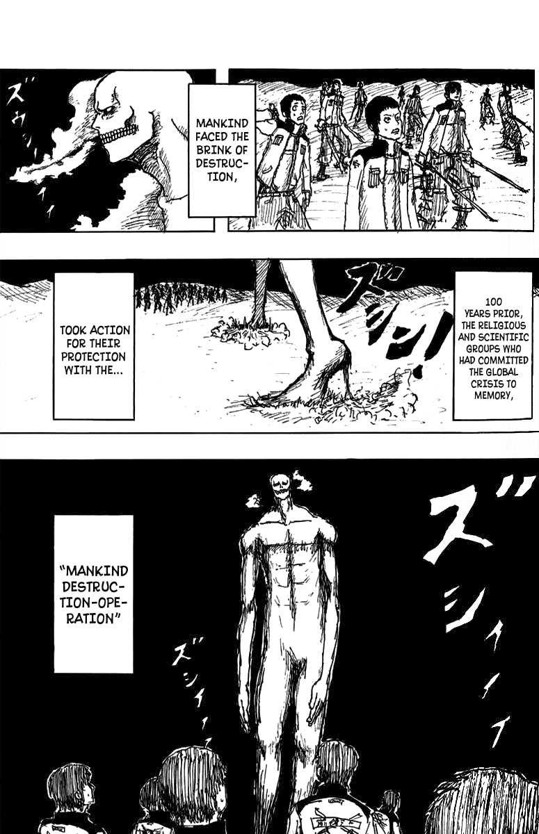 Attack on Titan Chapter 0 page 4 - Chapter 0