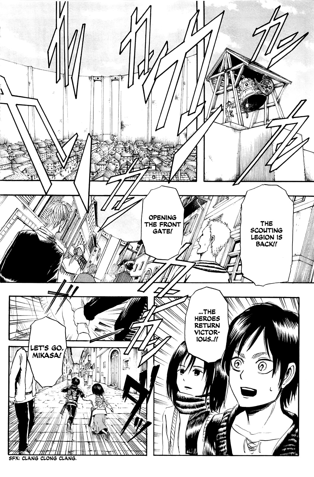 Attack on Titan manga, chapter 1, page 32 of 59