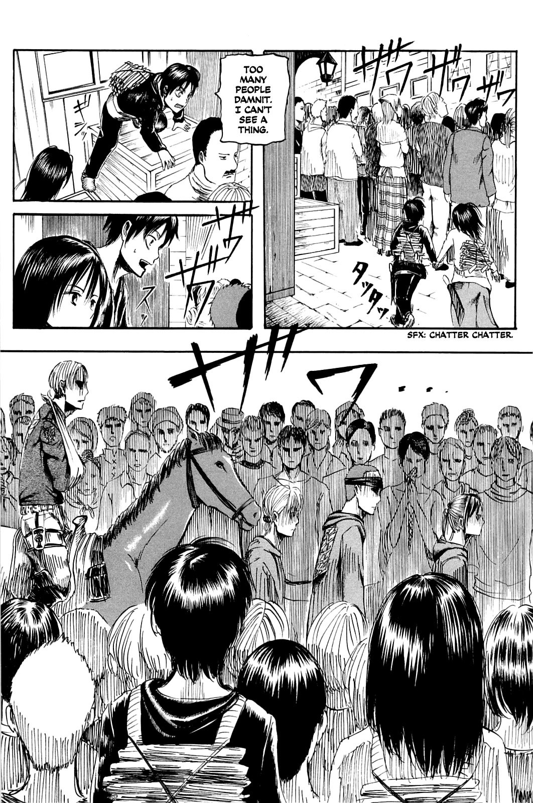 Attack on Titan manga, chapter 1, page 33 of 59
