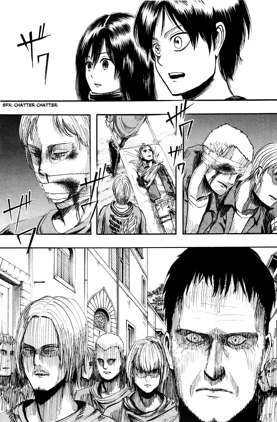 Attack on Titan manga, chapter 1, page 34 of 59