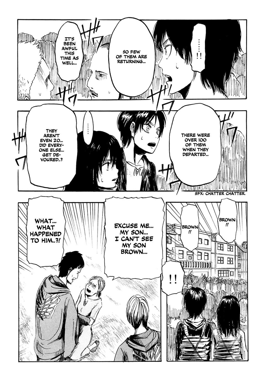 Attack on Titan manga, chapter 1, page 35 of 59