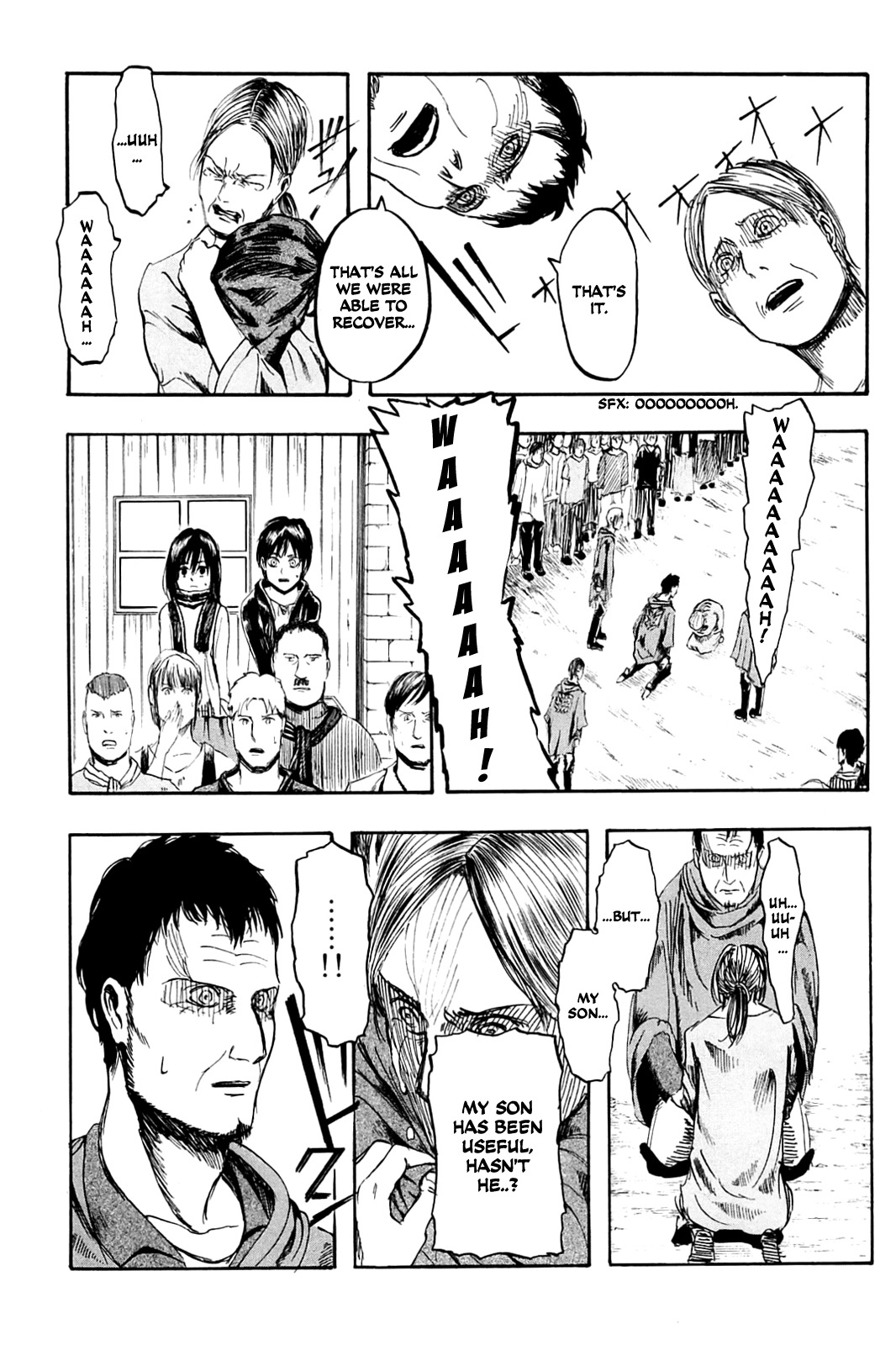 Attack on Titan manga, chapter 1, page 37 of 59
