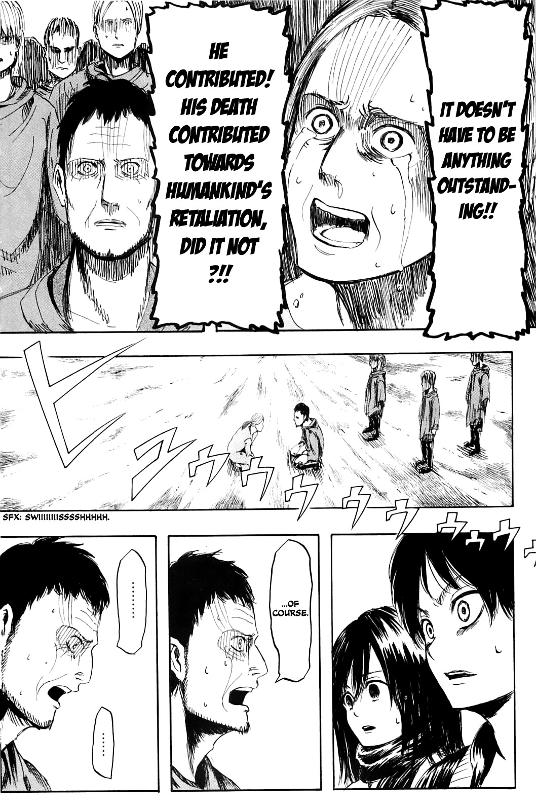 Attack on Titan manga, chapter 1, page 38 of 59