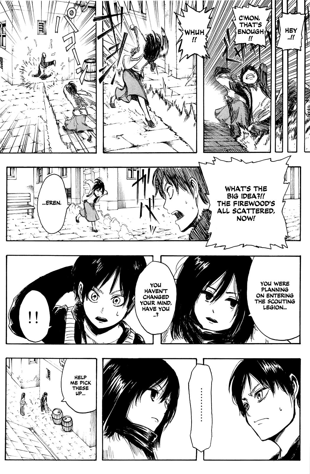 Attack on Titan manga, chapter 1, page 42 of 59