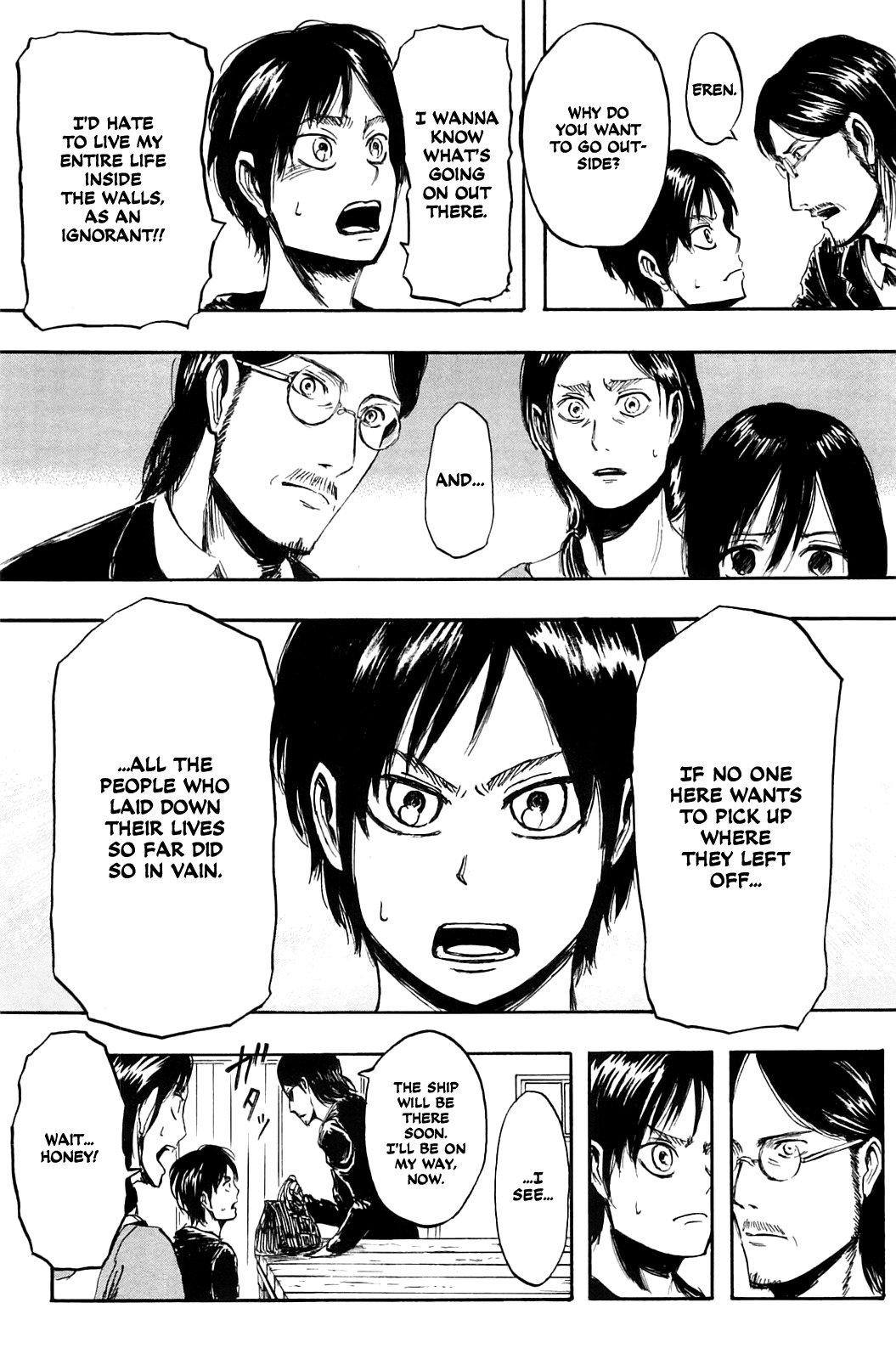 Attack on Titan manga, chapter 1, page 45 of 59
