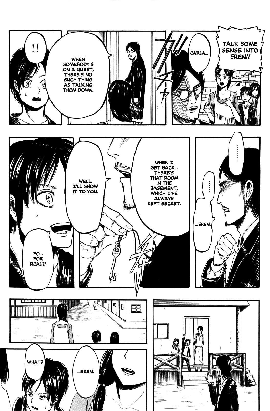 Attack on Titan manga, chapter 1, page 46 of 59