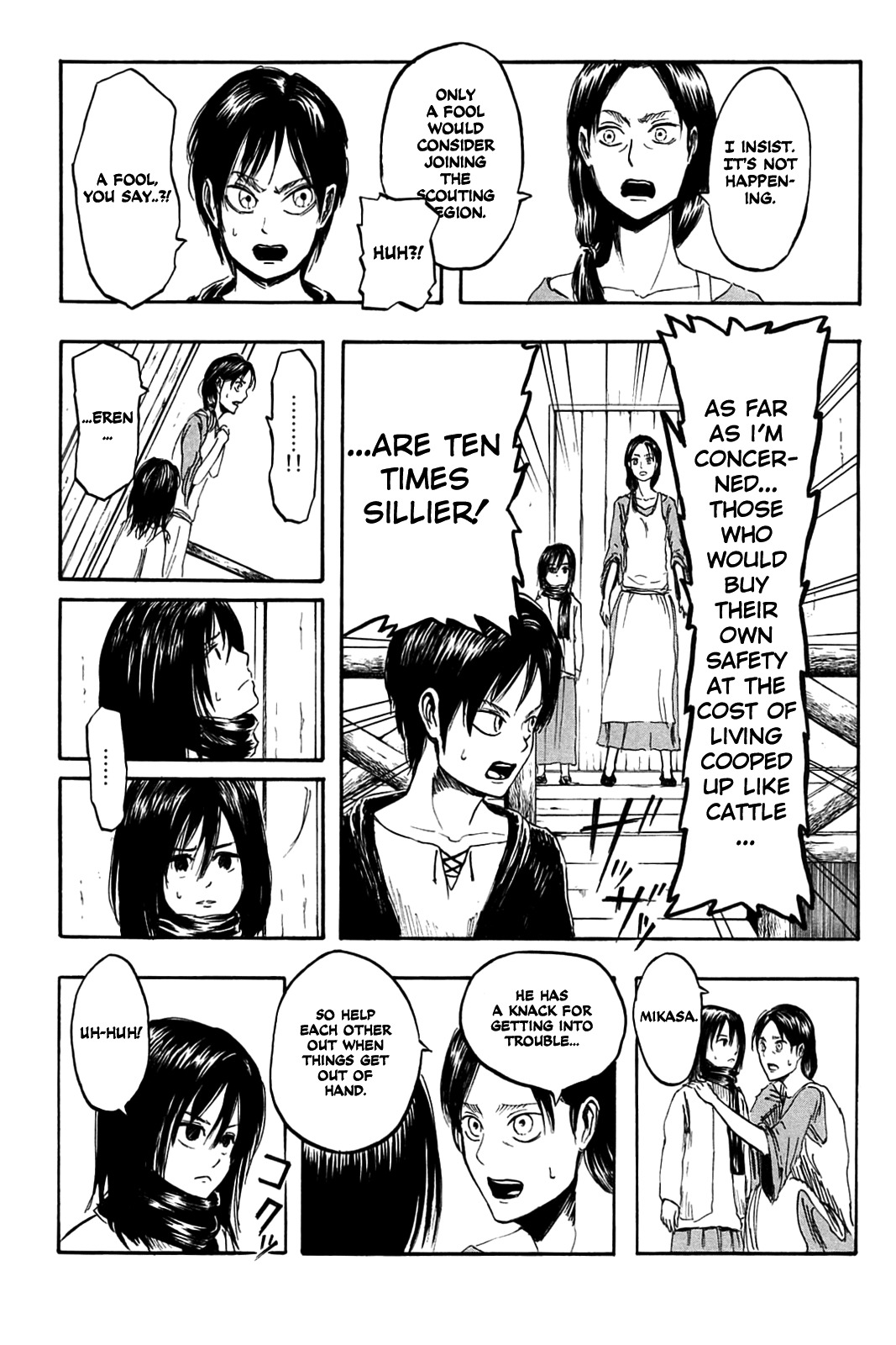 Attack on Titan manga, chapter 1, page 47 of 59