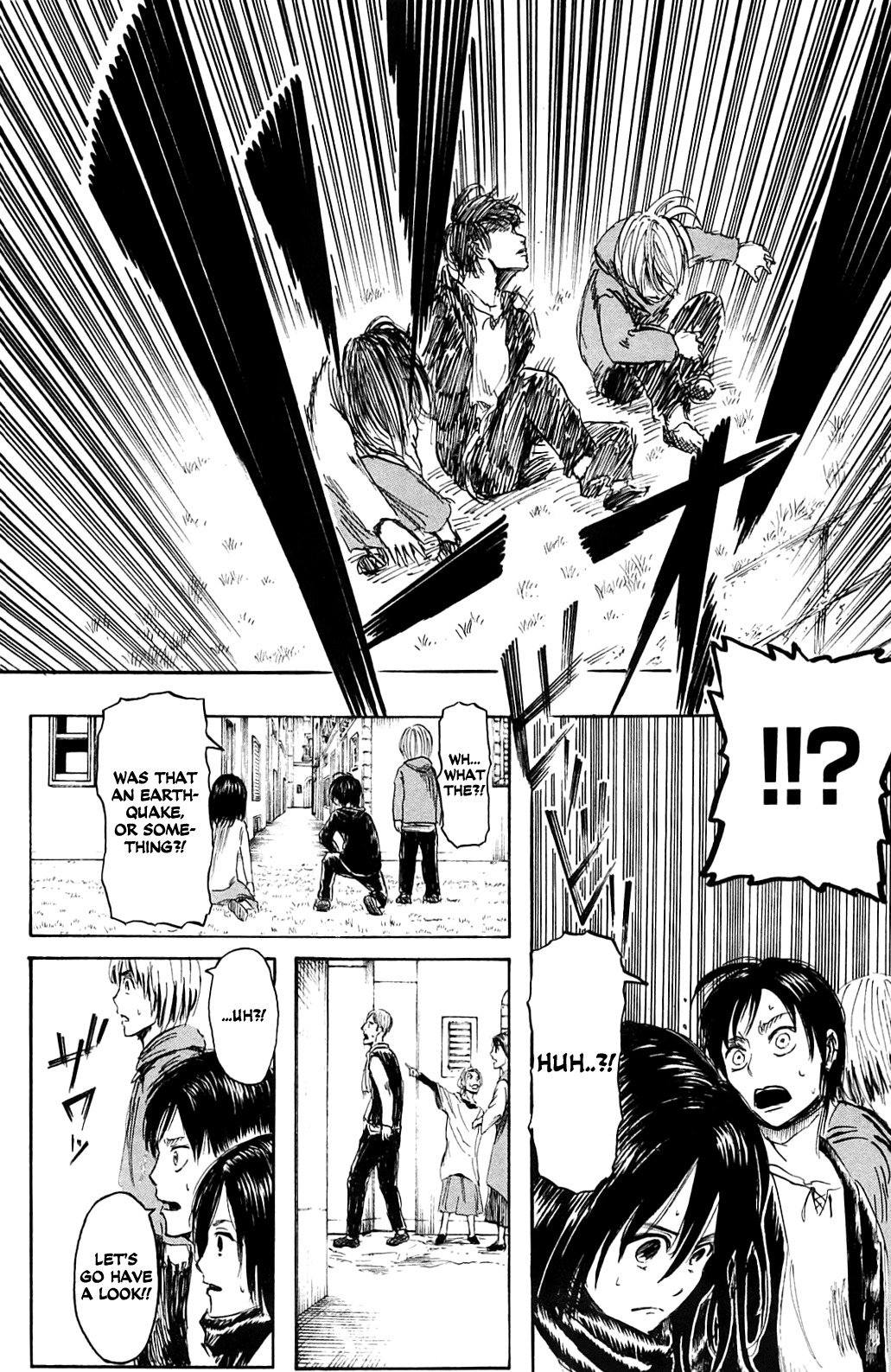 Attack on Titan manga, chapter 1, page 52 of 59