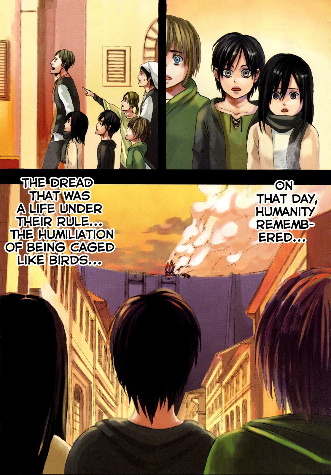 Attack on Titan manga, chapter 1, page 8 of 59