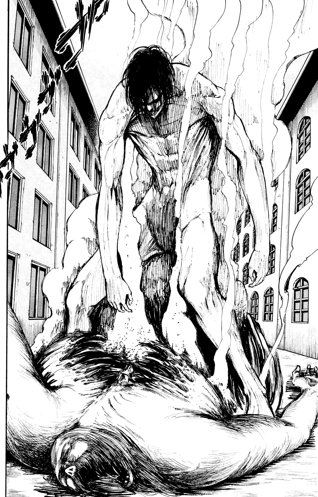 Attack on Titan manga, chapter 10, page 10 of 43