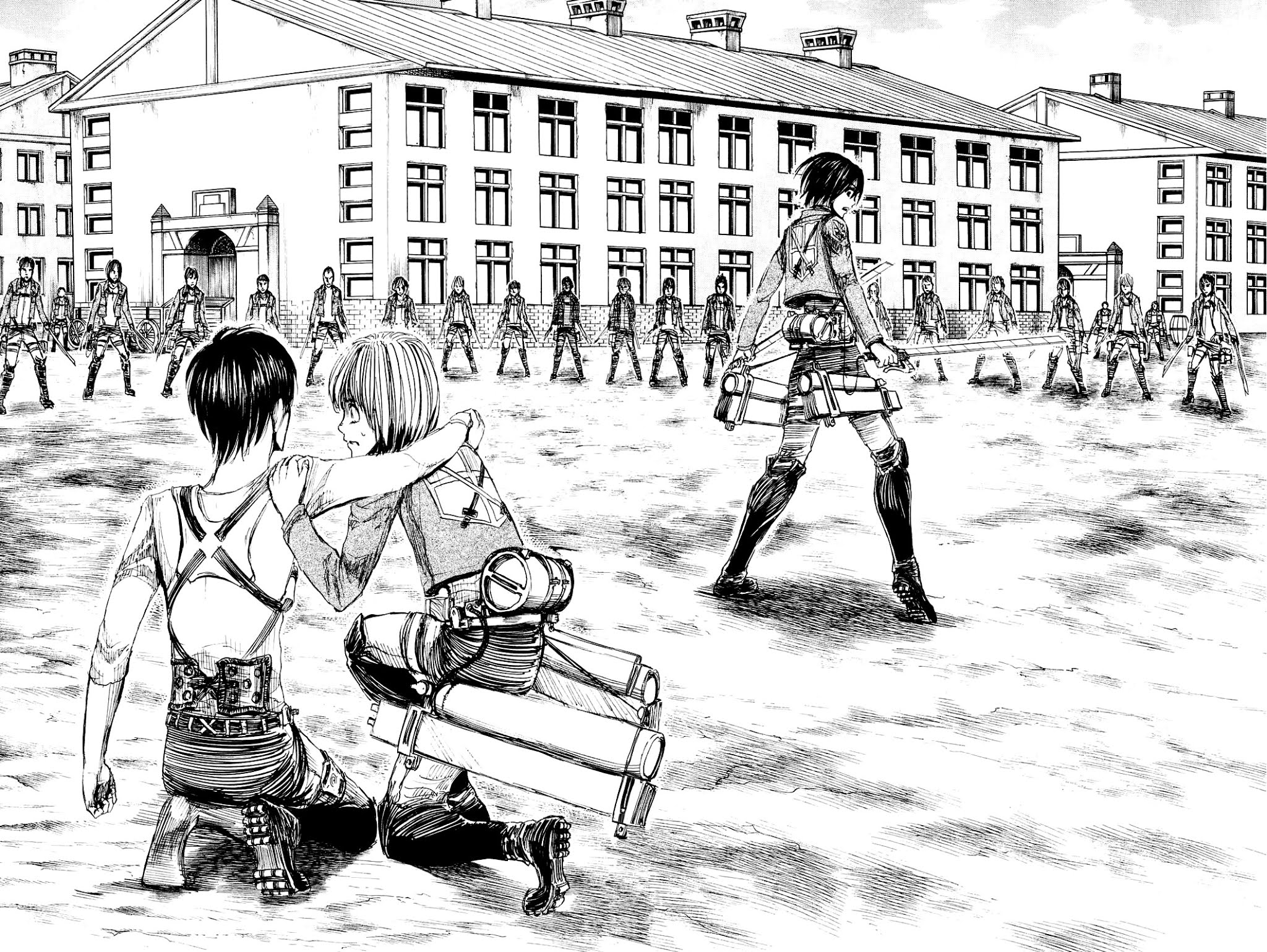 Attack on Titan manga, chapter 10, page 18 of 43