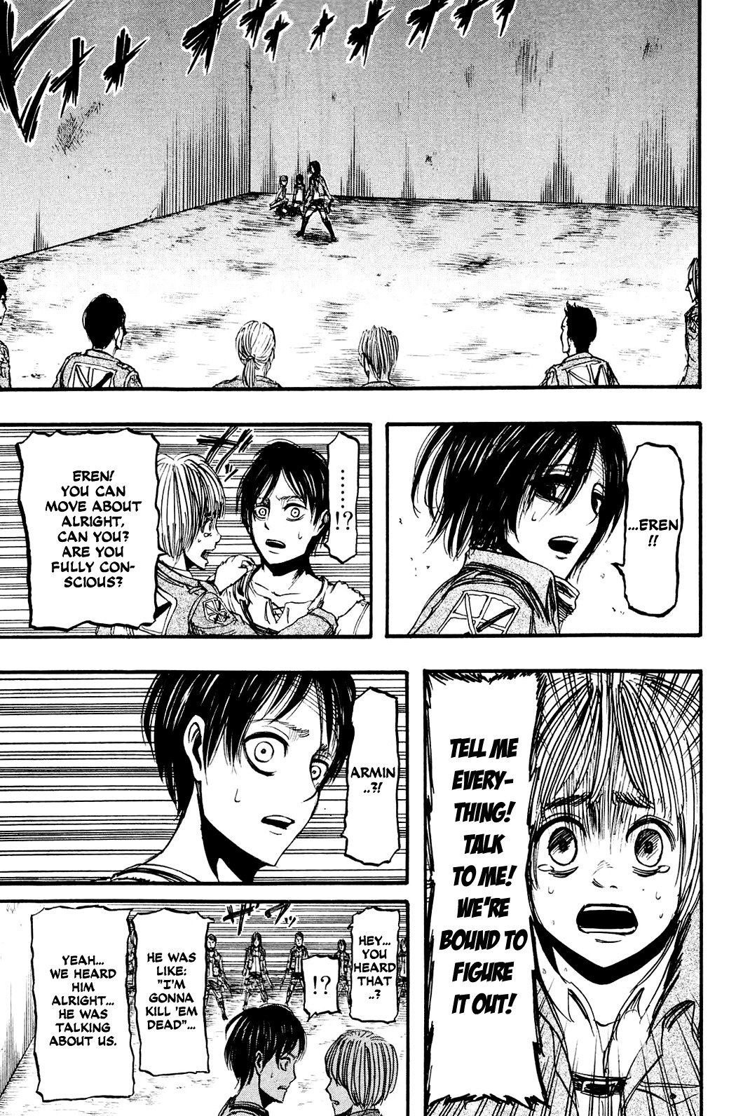 Attack on Titan manga, chapter 10, page 20 of 43