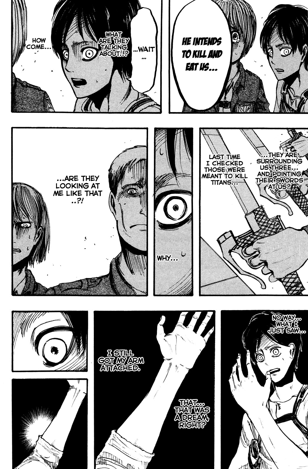 Attack on Titan manga, chapter 10, page 21 of 43