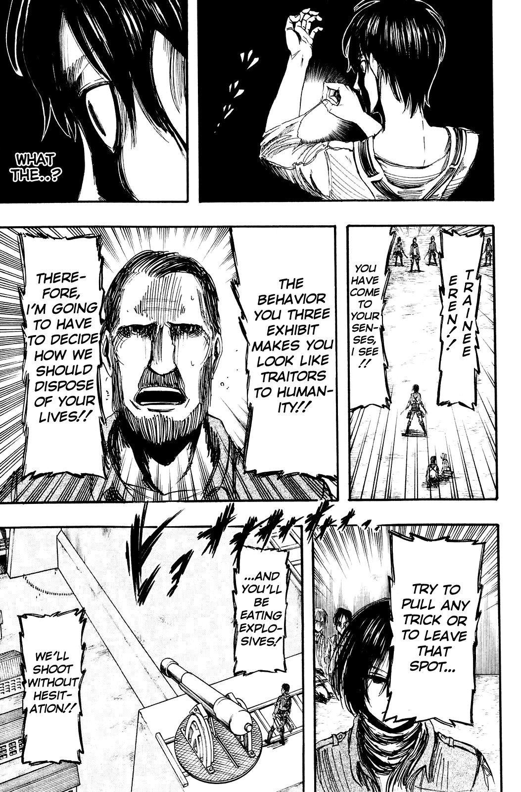 Attack on Titan manga, chapter 10, page 22 of 43