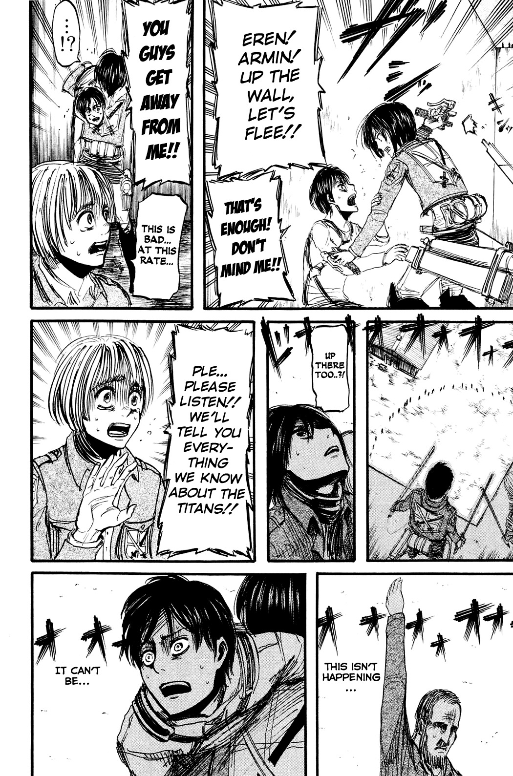 Attack on Titan manga, chapter 10, page 31 of 43