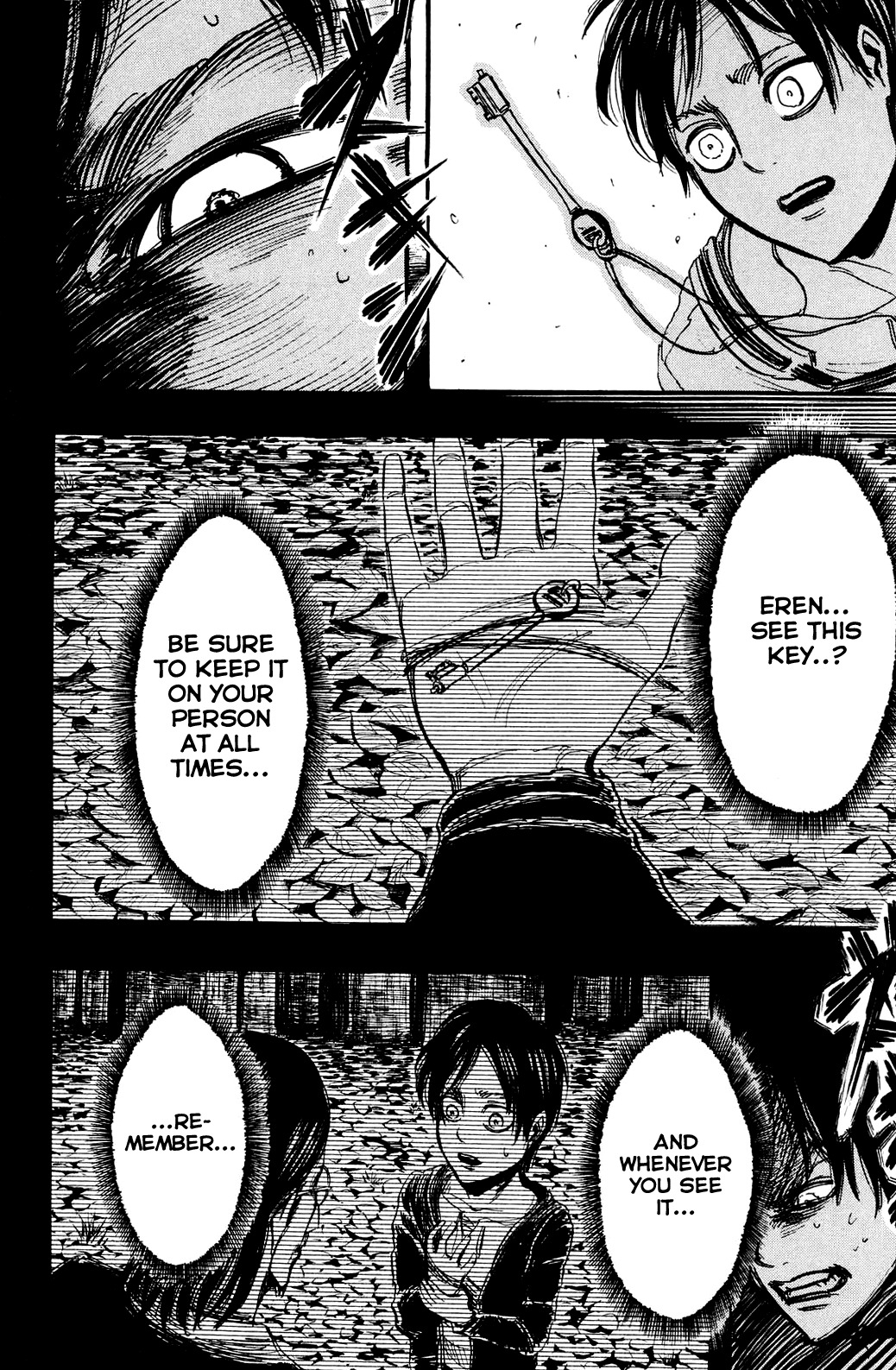 Attack on Titan manga, chapter 10, page 33 of 43