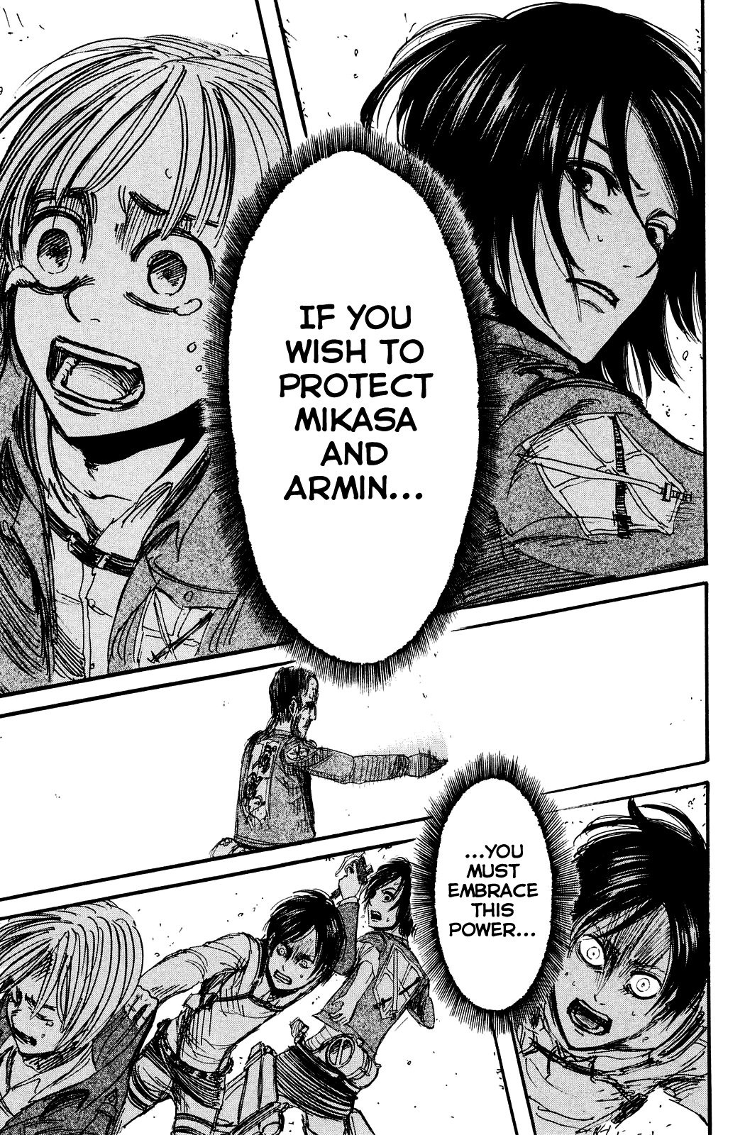 Attack on Titan manga, chapter 10, page 36 of 43