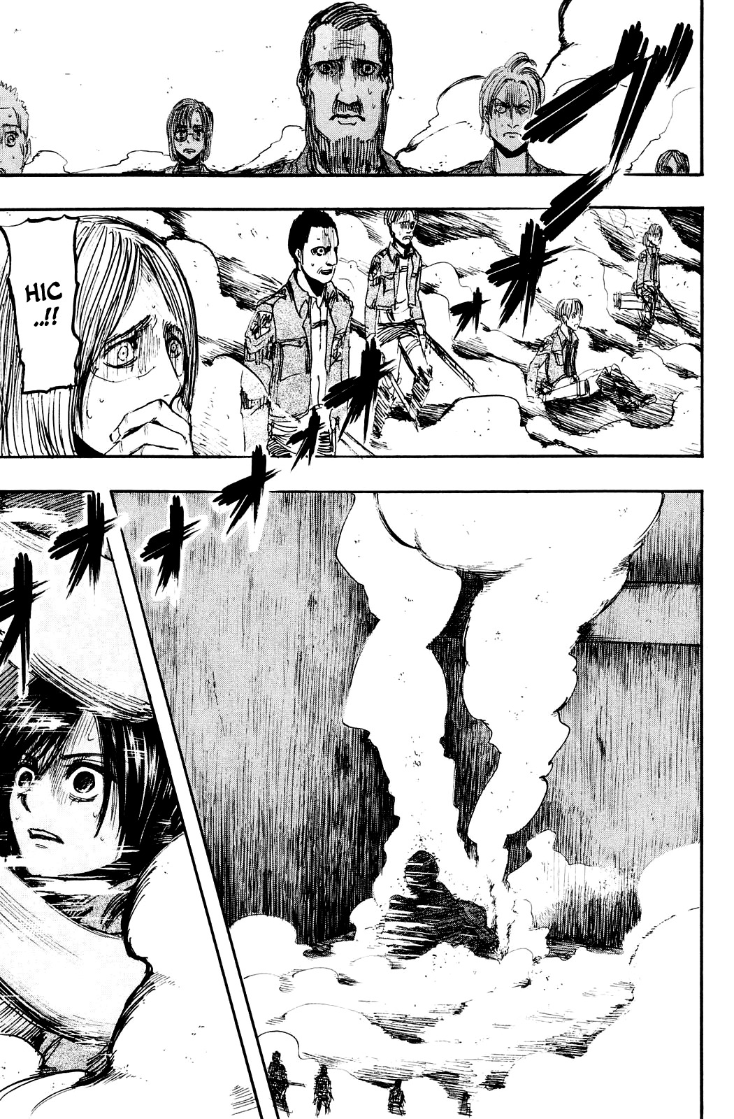 Attack on Titan manga, chapter 10, page 42 of 43